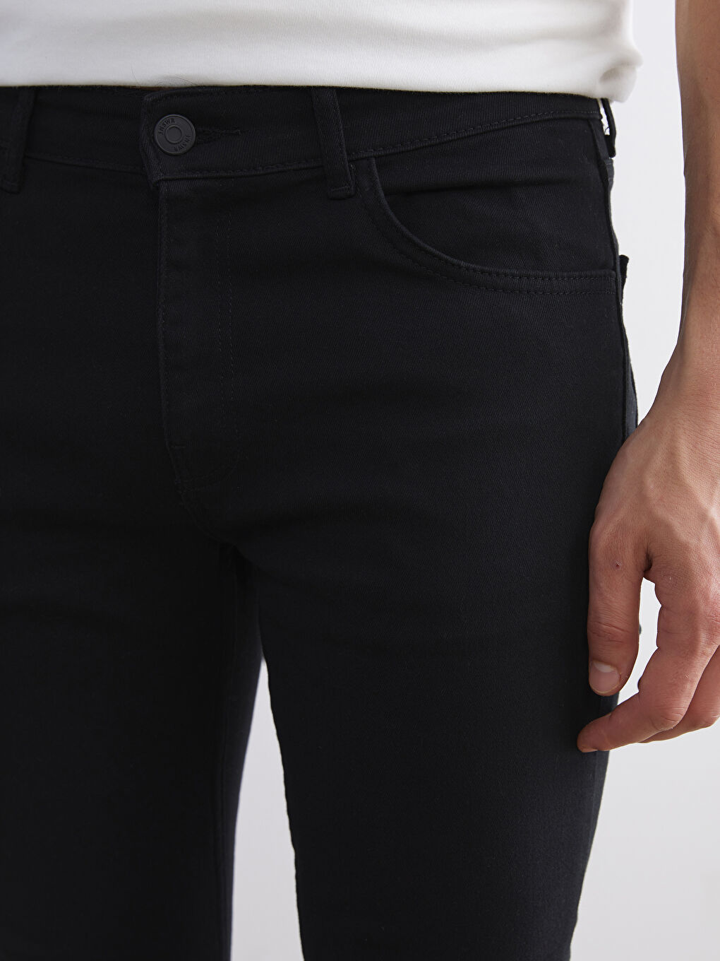 Siyah 760 Skinny Fit Erkek Jean Pantolon-2