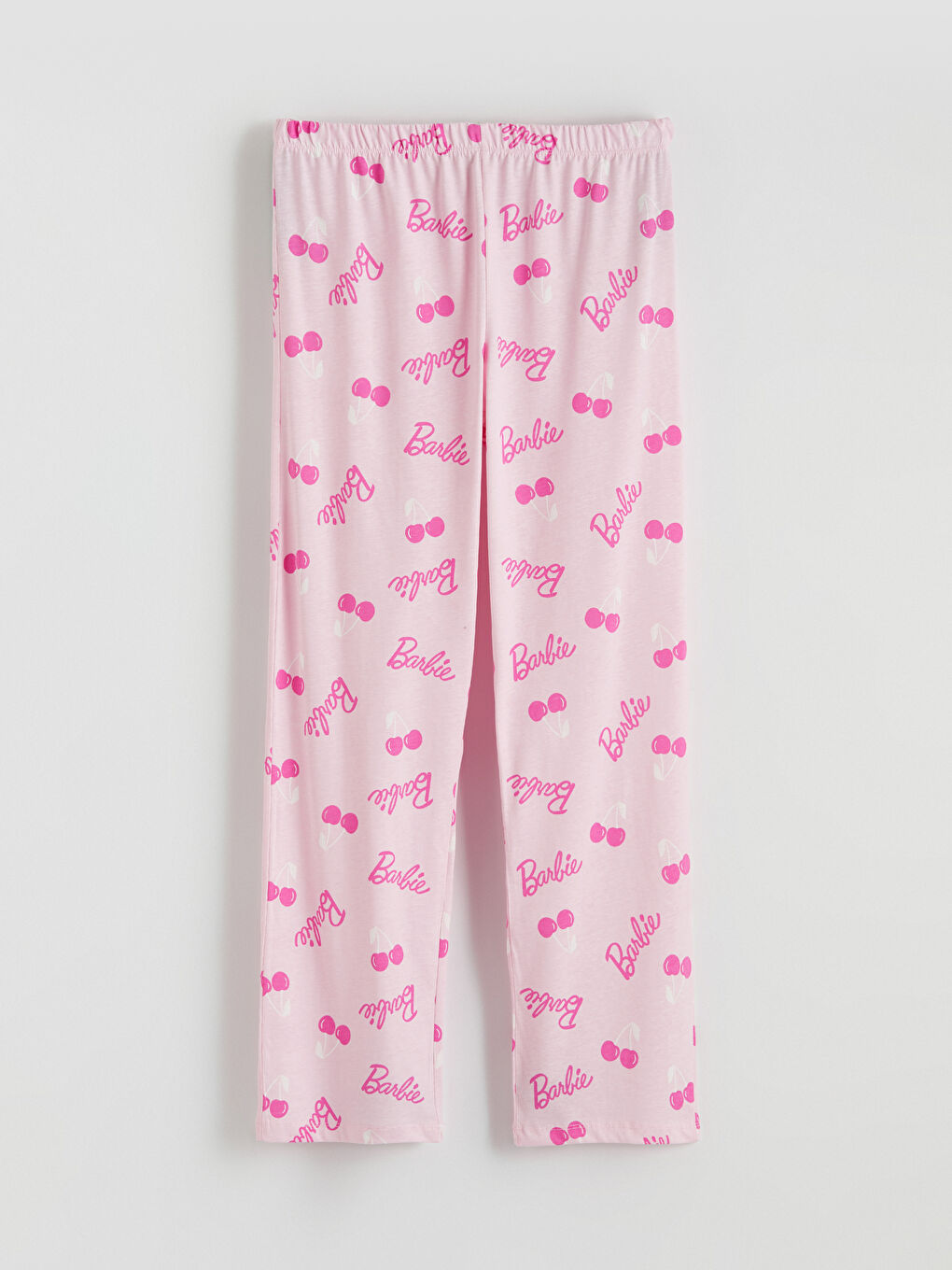 Crew Neck Barbie Printed Women's Pyjamas Set-3