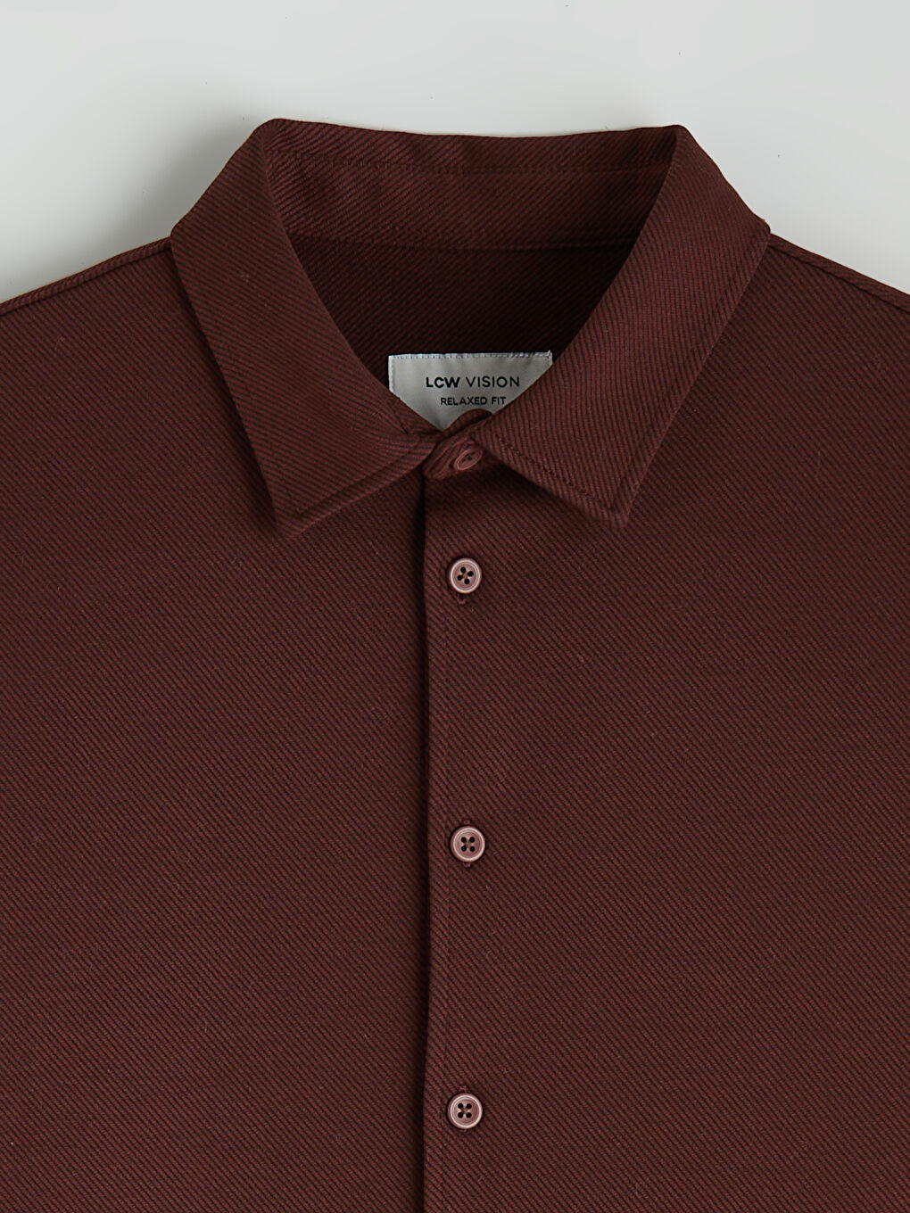 Kırmızı Regular Fit Uzun Kollu Erkek Gömlek-5