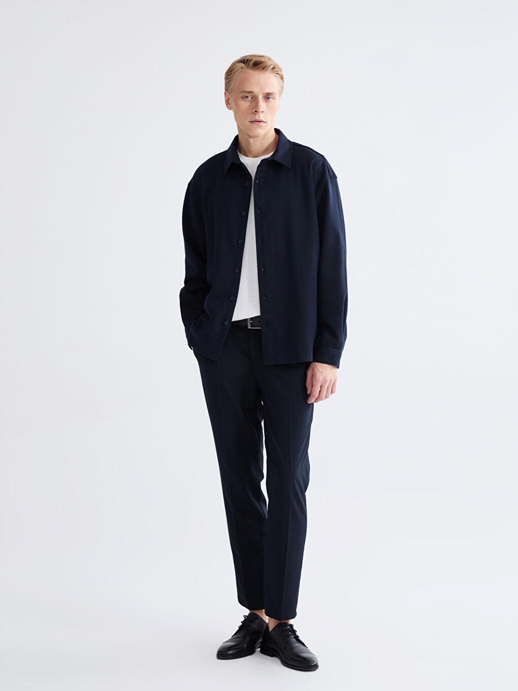 Regular Fit Long Sleeve Men's Shirt-1