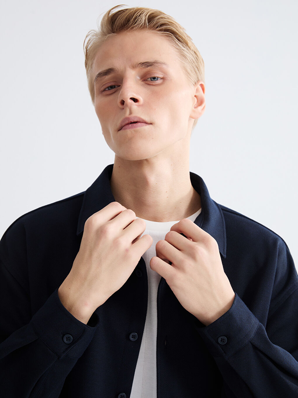 Regular Fit Long Sleeve Men's Shirt-2