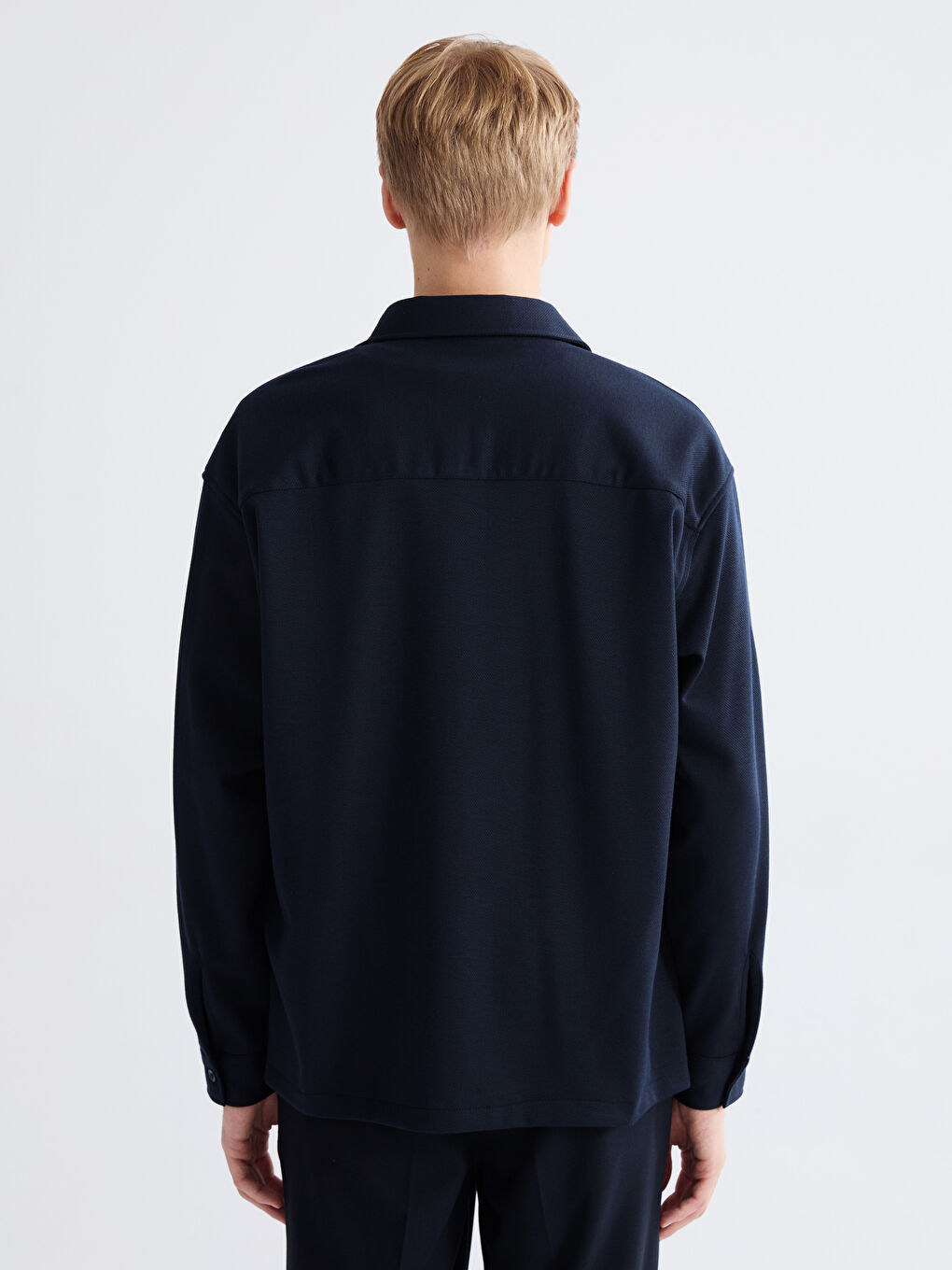 Regular Fit Long Sleeve Men's Shirt-4