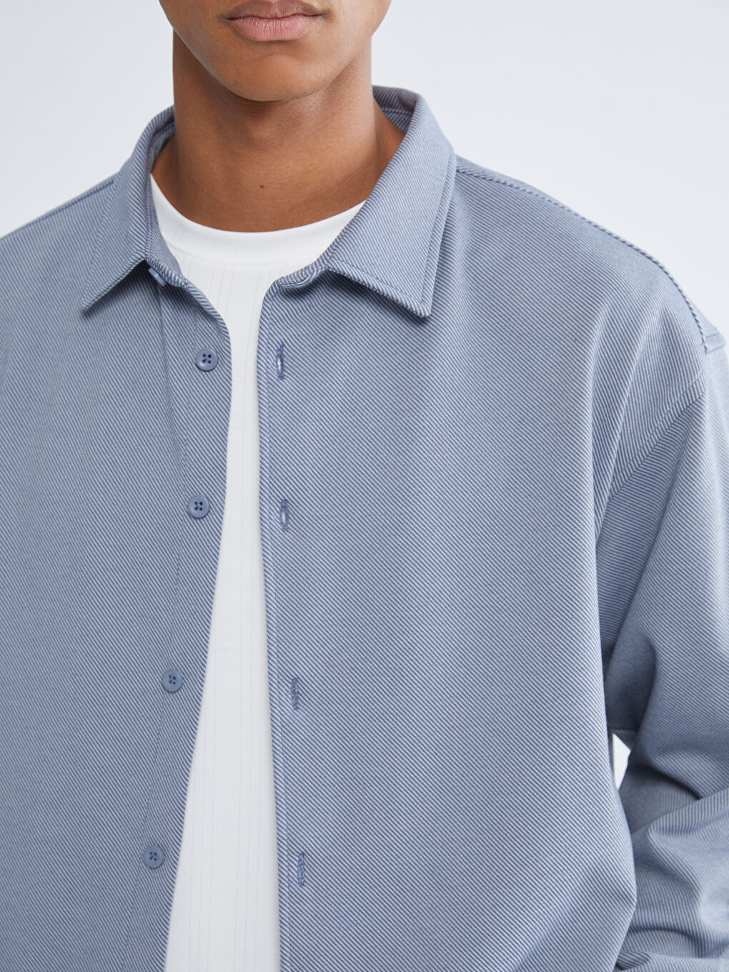 Mavi Regular Fit Uzun Kollu Erkek Gömlek-2