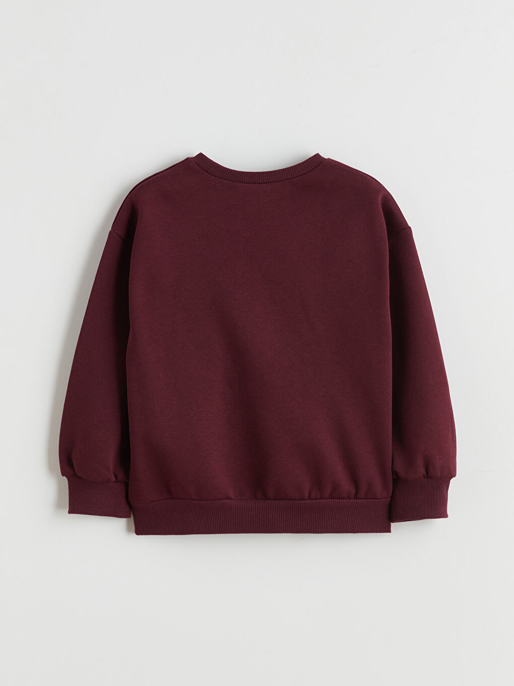 Crew Neck Stitch Printed Girls' Sweatshirt-1
