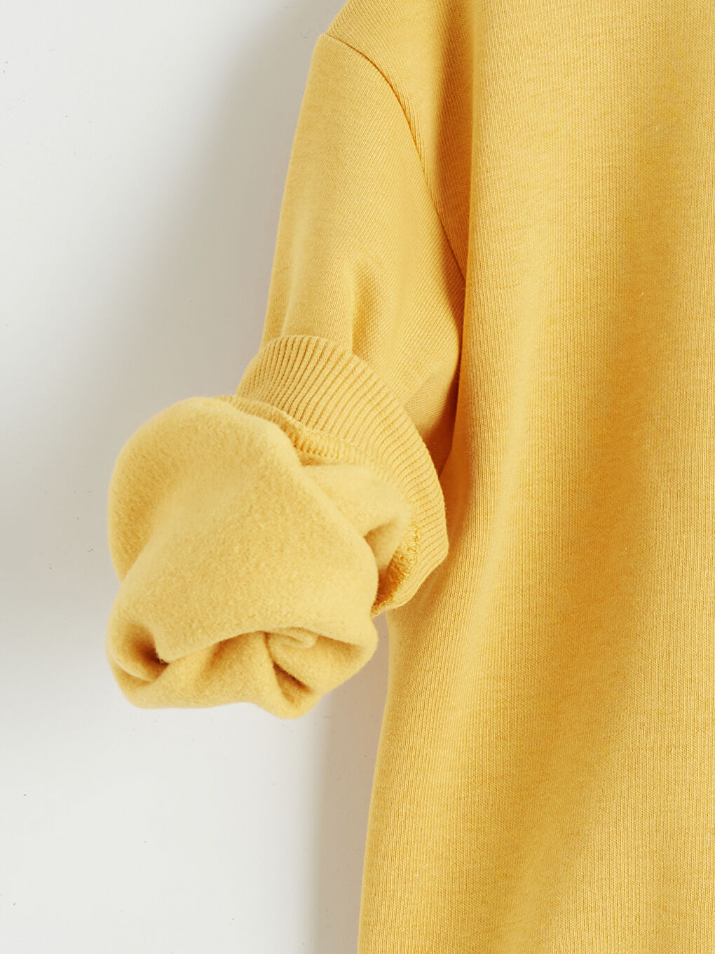 Crew Neck Stitch Printed Girls' Sweatshirt-2