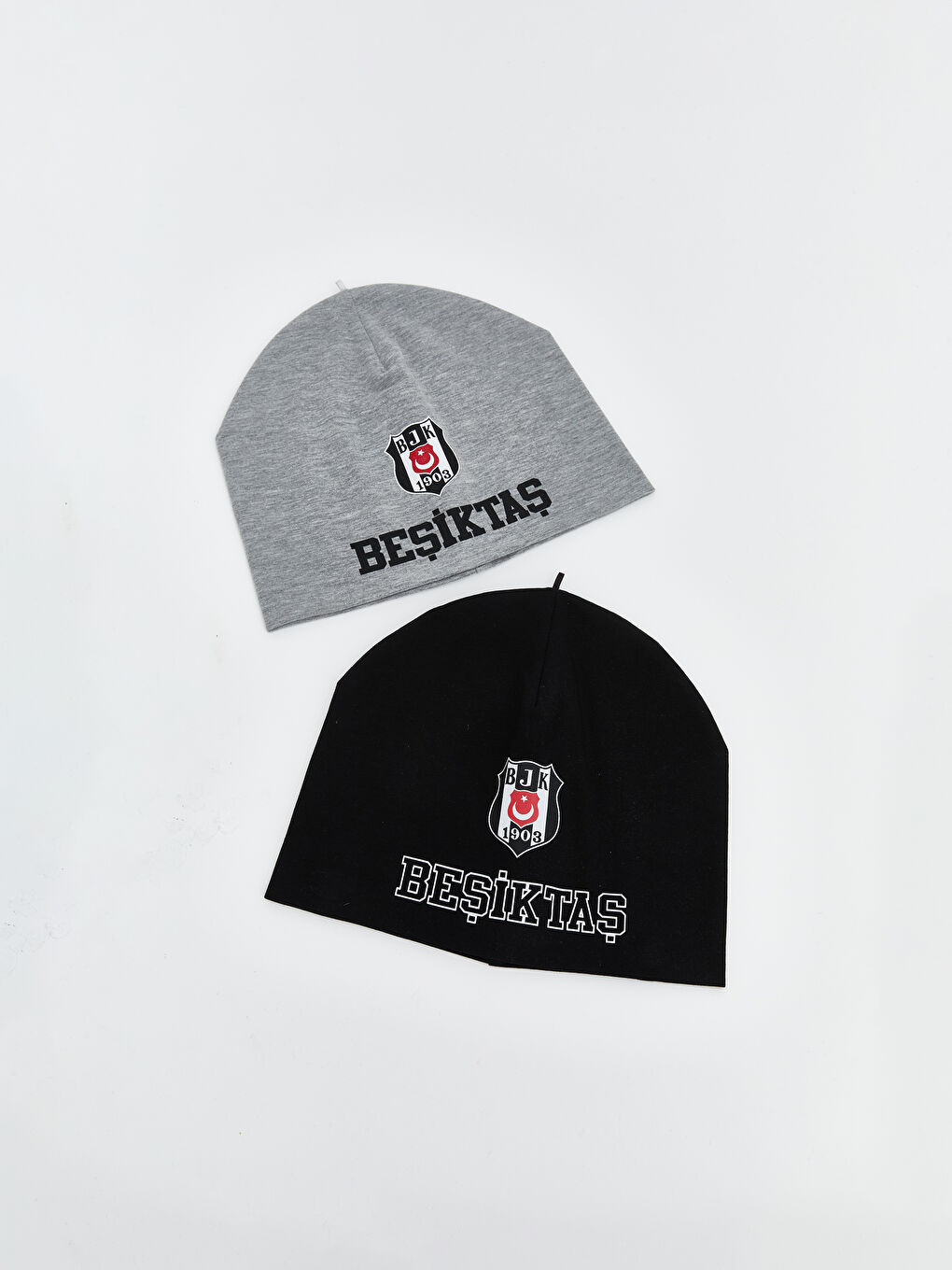 Siyah Beşiktaş Baskılı Erkek Çocuk Bere 2'li
