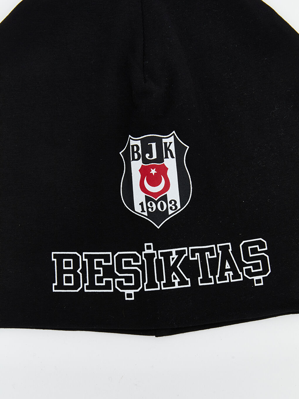 Siyah Beşiktaş Baskılı Erkek Çocuk Bere 2'li-2