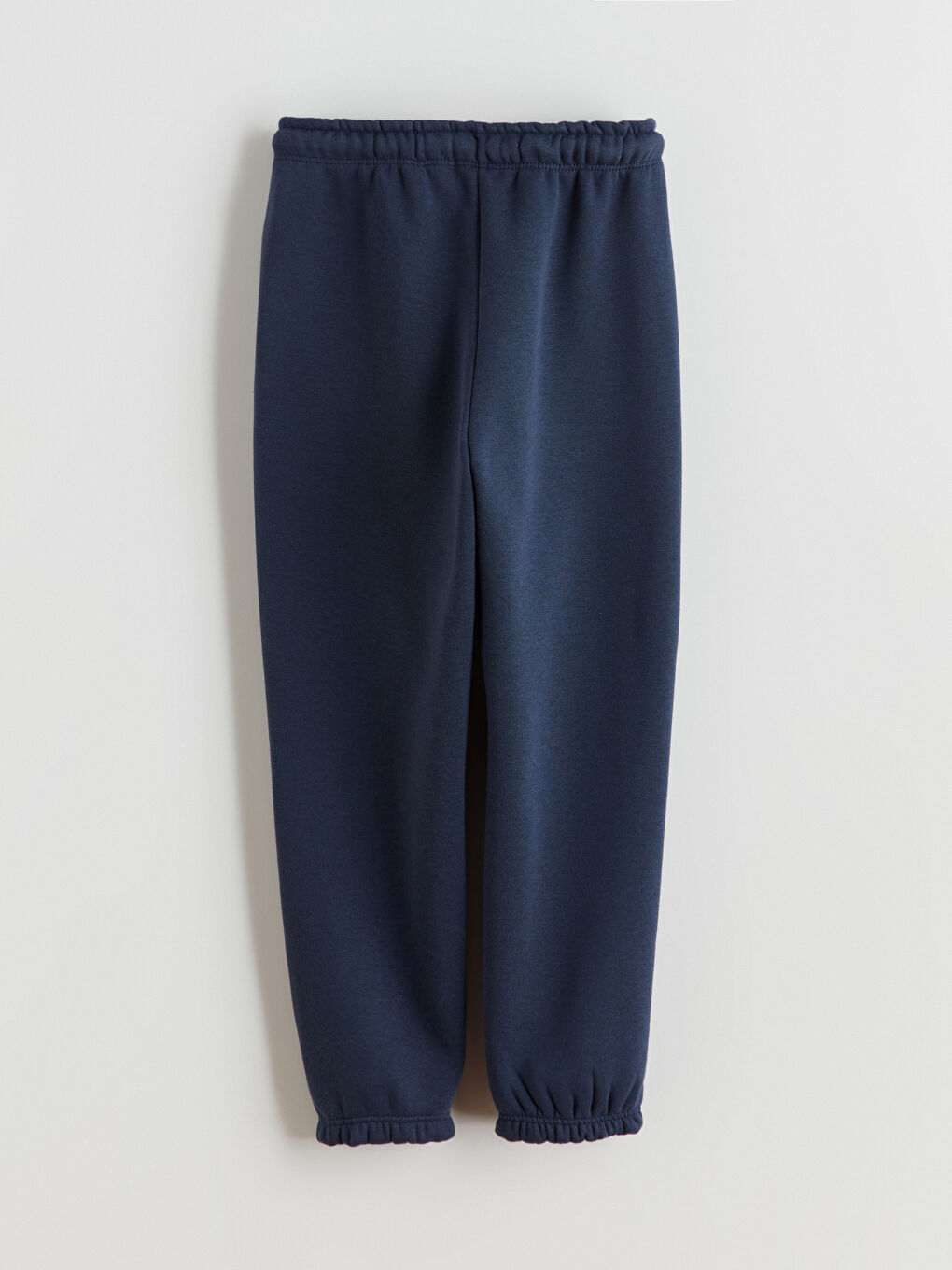 Lacivert Beli Lastikli Erkek Çocuk Kalın Jogger Eşofman Alt 2'li-8
