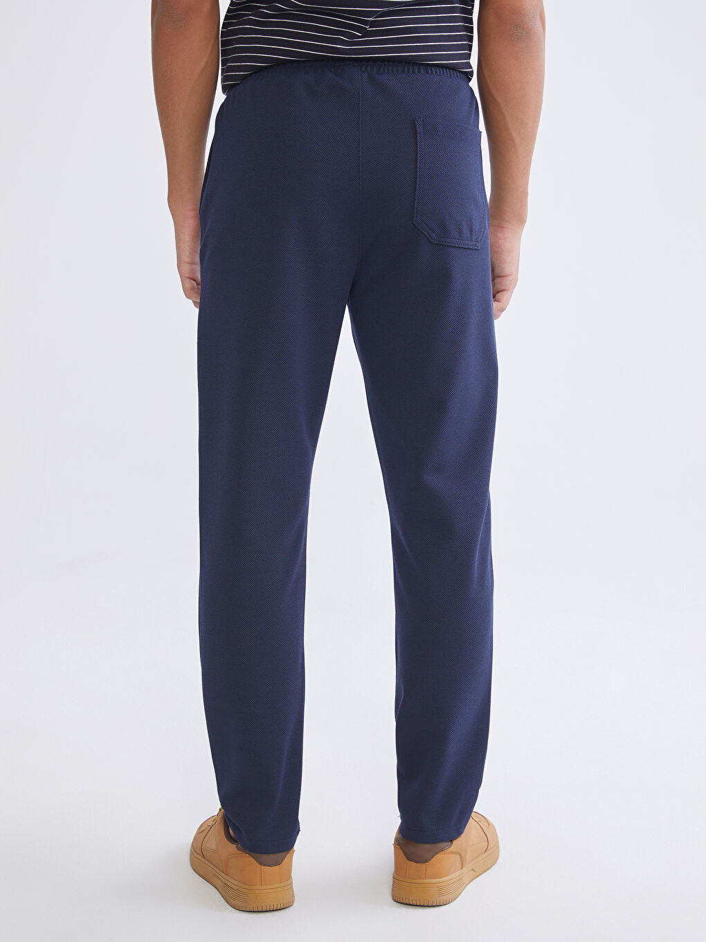 Lacivert Standart Kalıp Erkek Pantolon-3