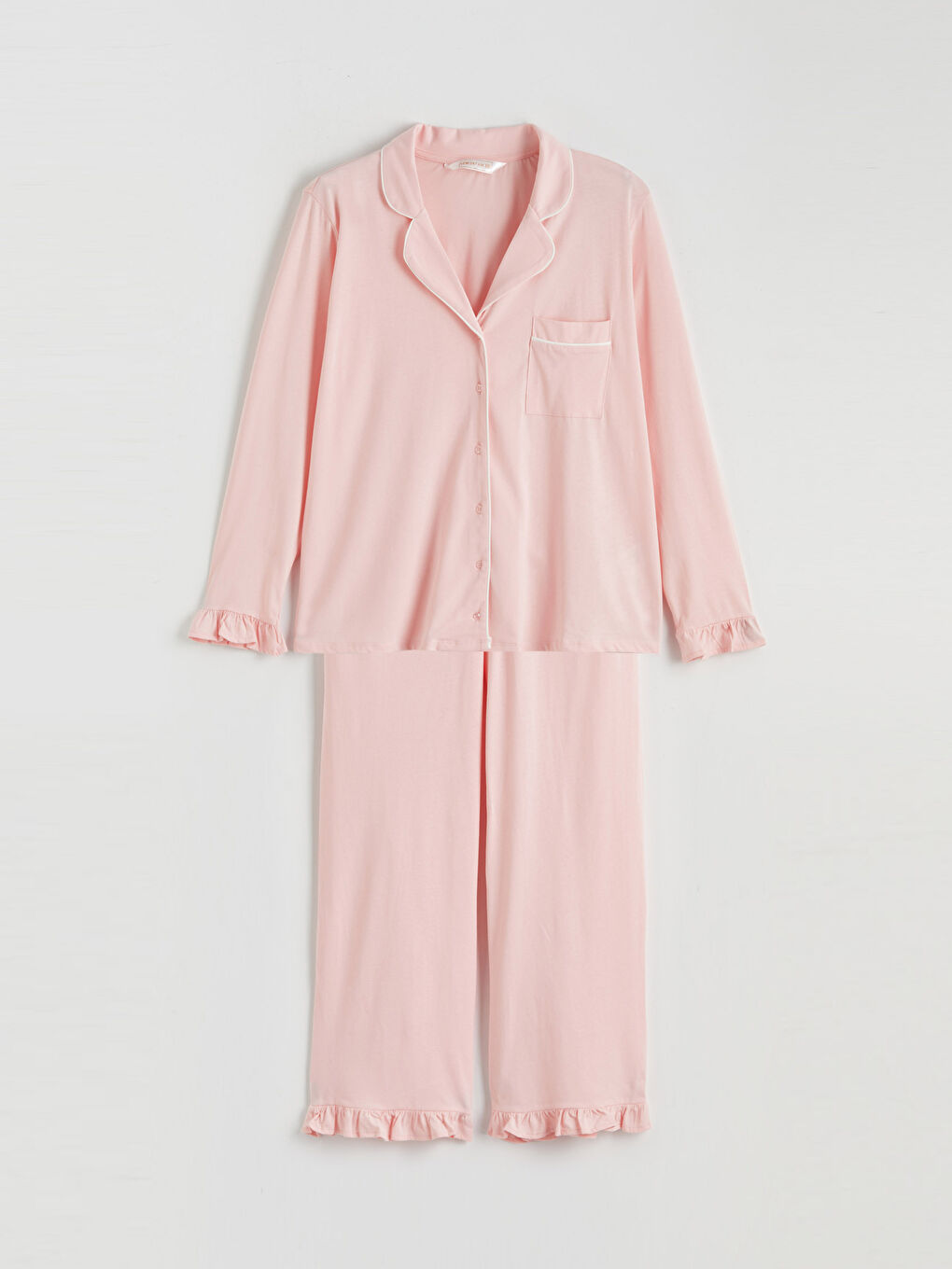 Ženski Komplet Pidžame sa Kragnom-4