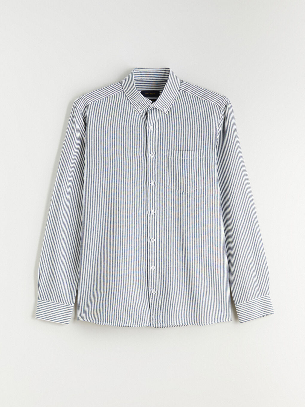 Regular Fit Long Sleeve Striped Men's Shirt-4