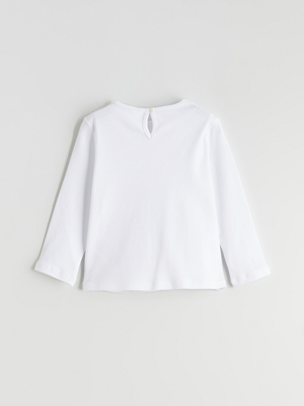 Majica sa okruglim izrezom i mašnom - Štampana - Devojčice-4