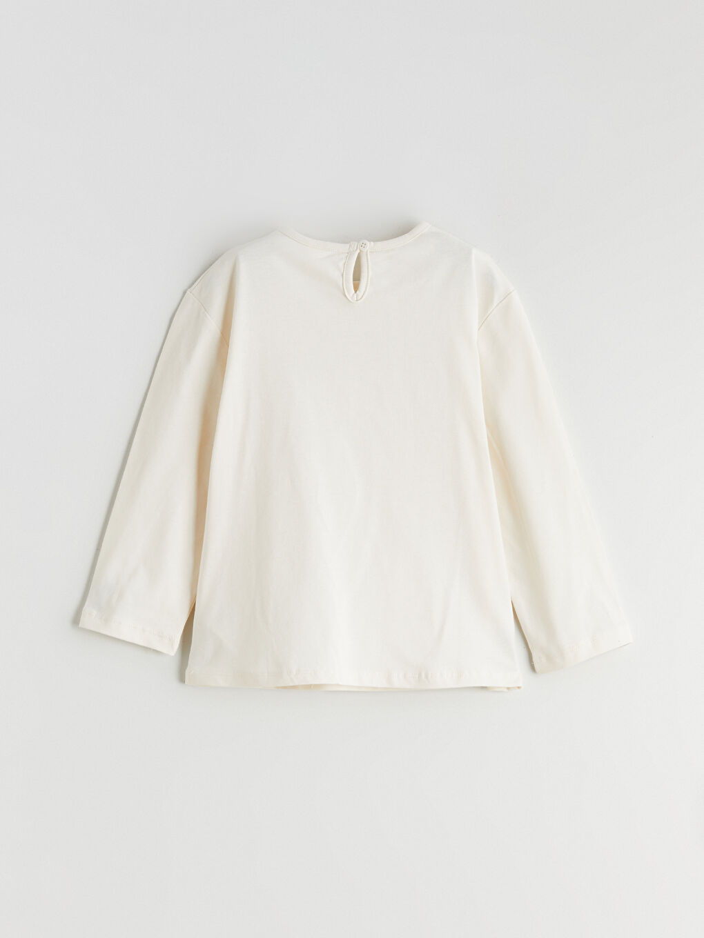 Crew Neck Girls' T-Shirt-4