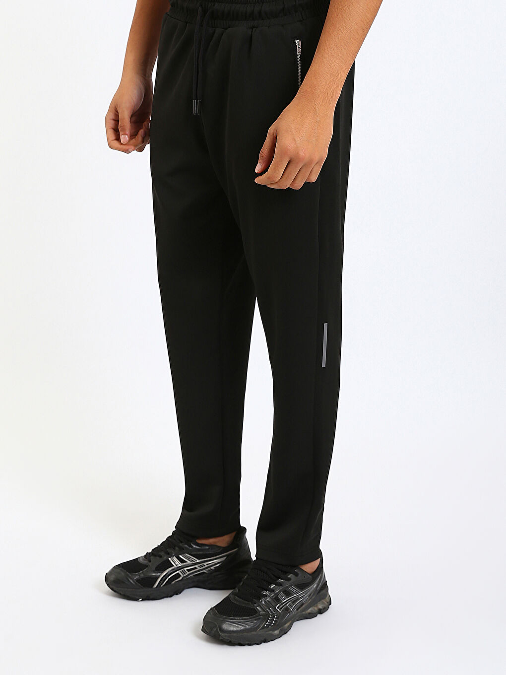 بنطلون رياضي بقصة عادية - للرجال-4