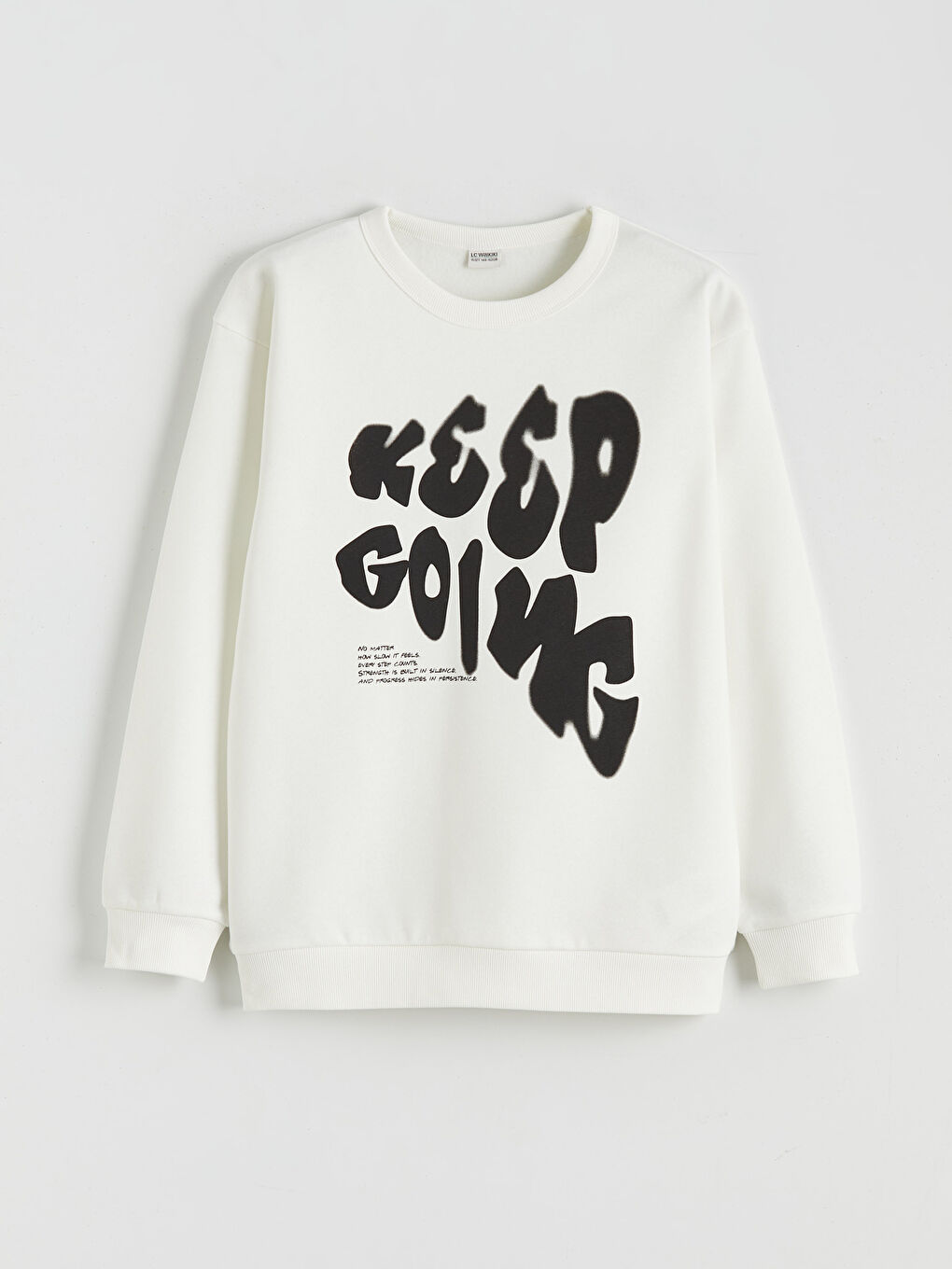 Printed Boys' Thick Sweatshirt