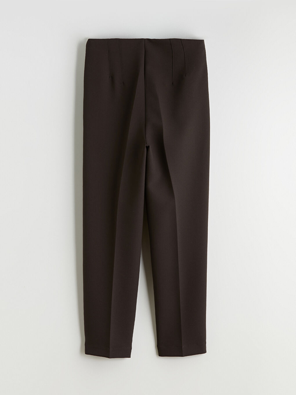 High Waisted Slim Fit Women's Trousers-5