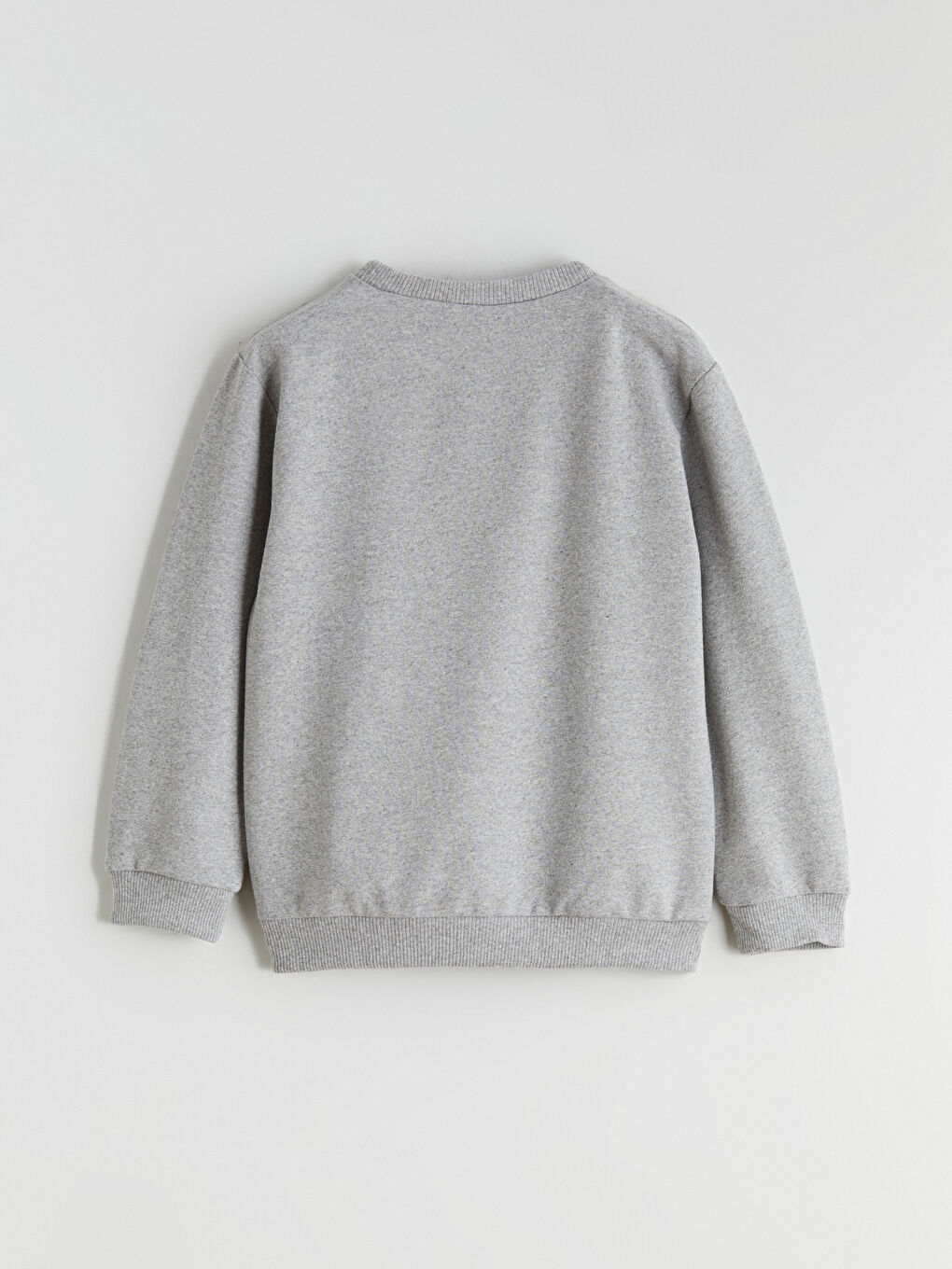 Gri Baskılı Erkek Çocuk Sweatshirt ve Eşofman Altı-5