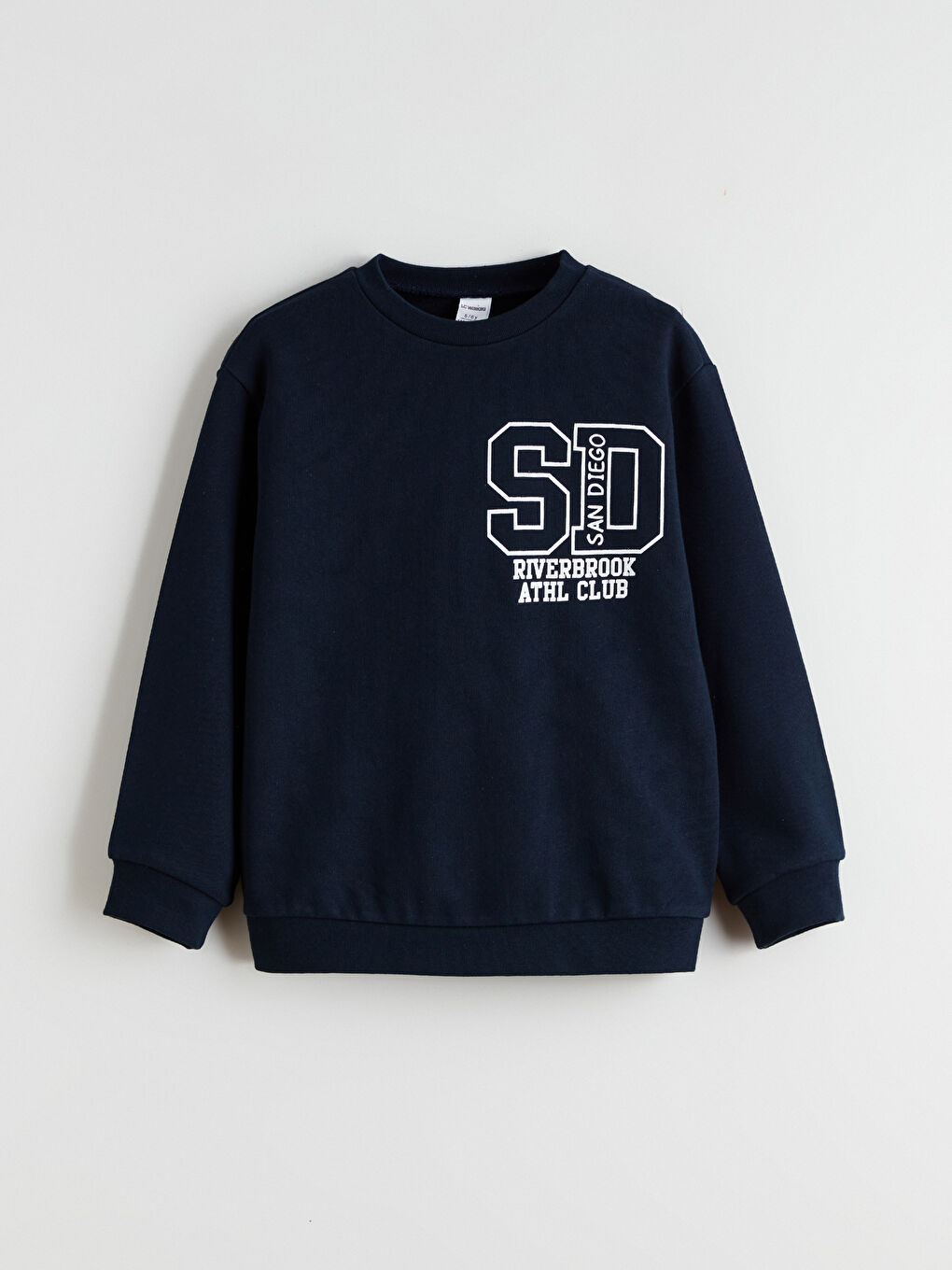 Lacivert Baskılı Erkek Çocuk Sweatshirt