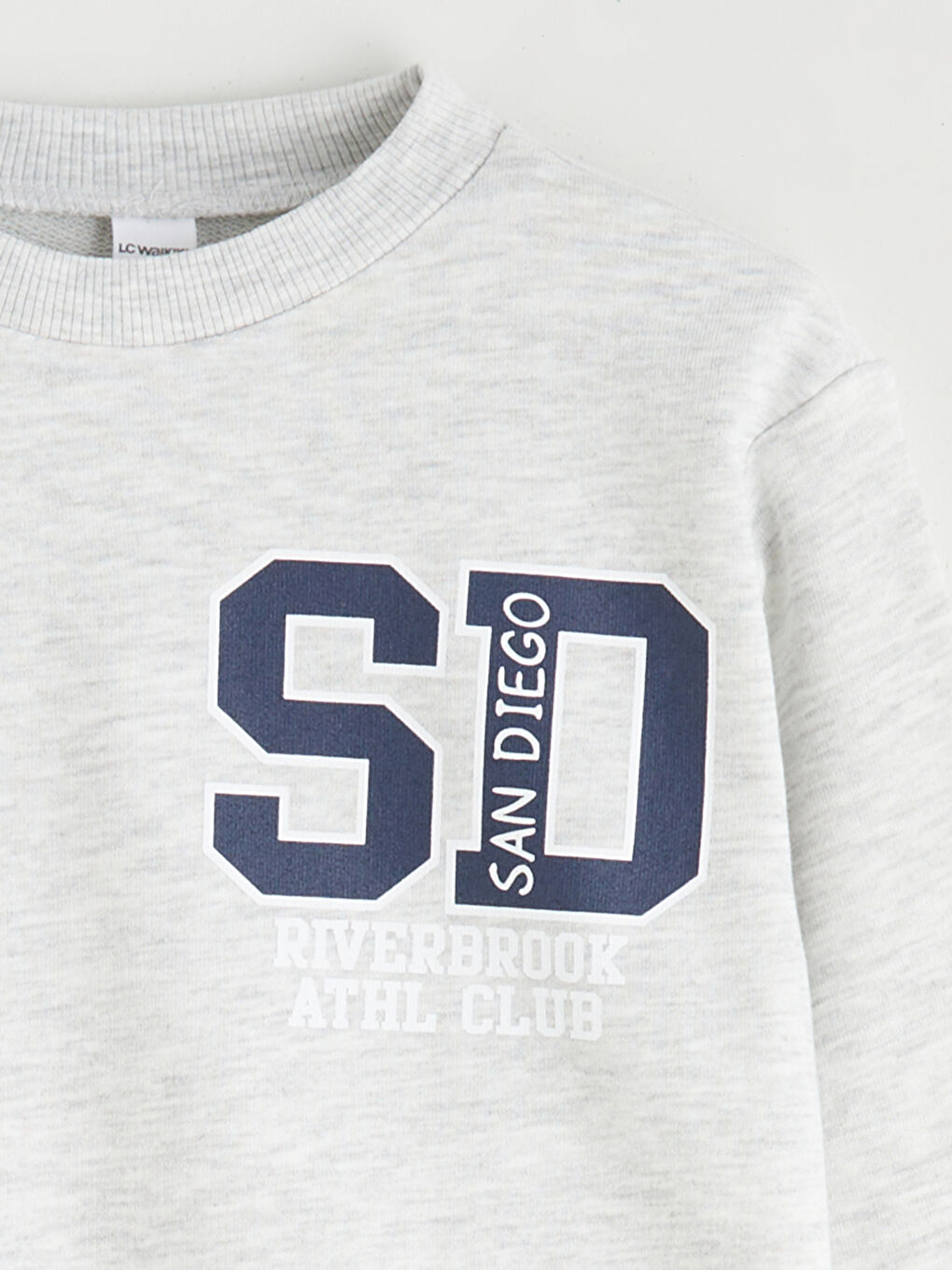 Gri Baskılı Erkek Çocuk Sweatshirt-2