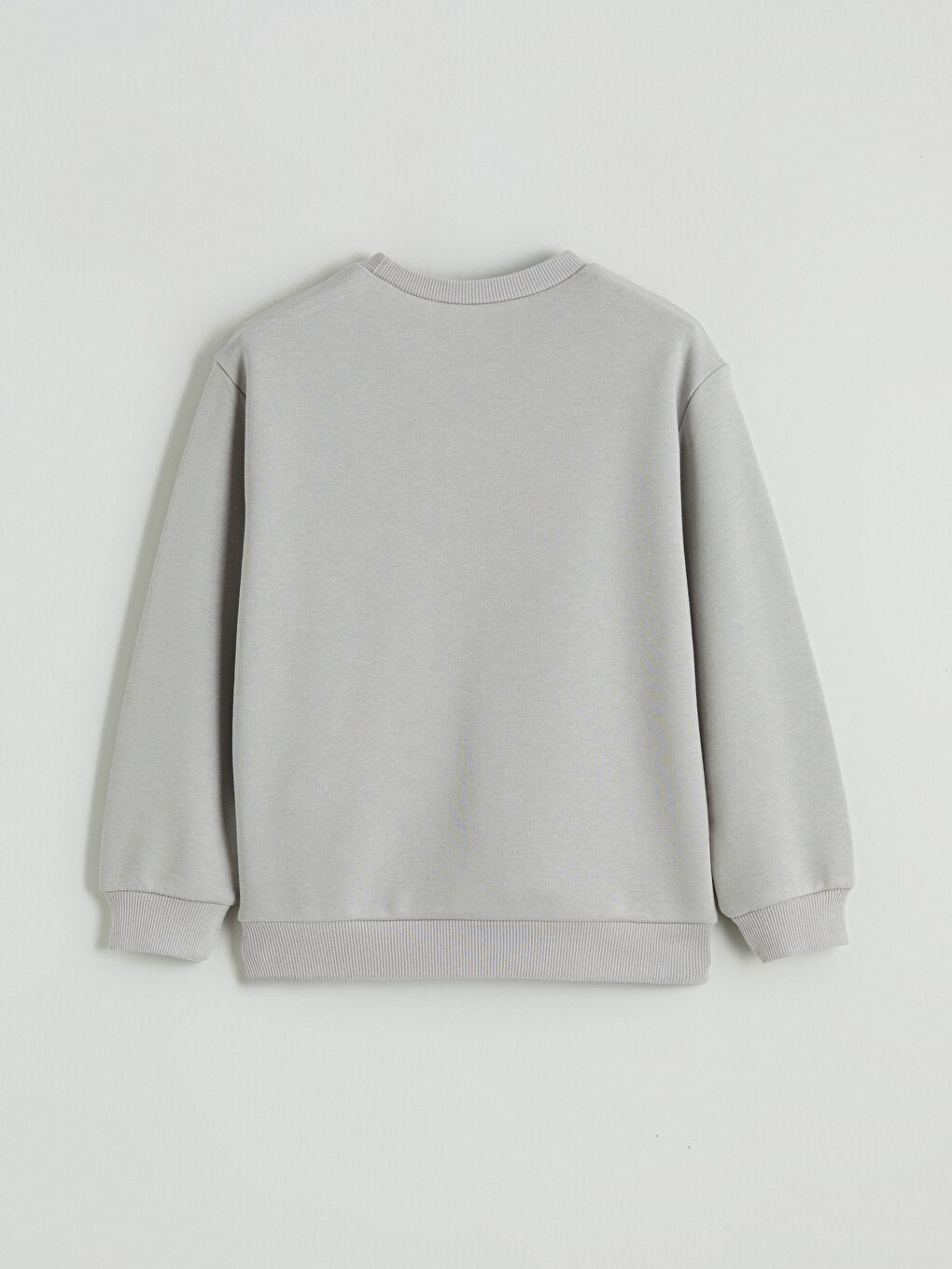 Gri Baskılı Erkek Çocuk Sweatshirt-2