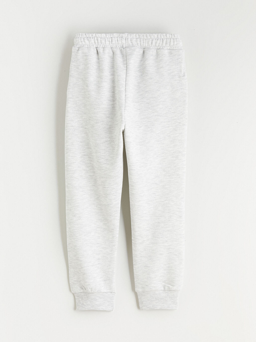 Gri Beli Lastikli Erkek Çocuk Jogger Eşofman Alt-1