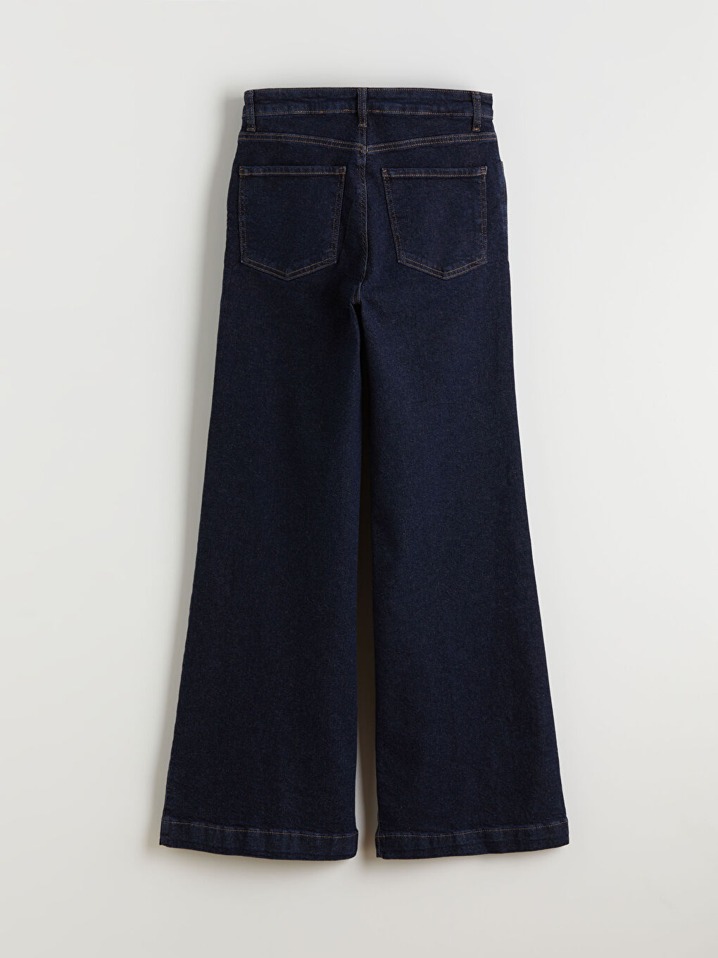 İndigo Wideleg Kadın Jean Pantolon-5