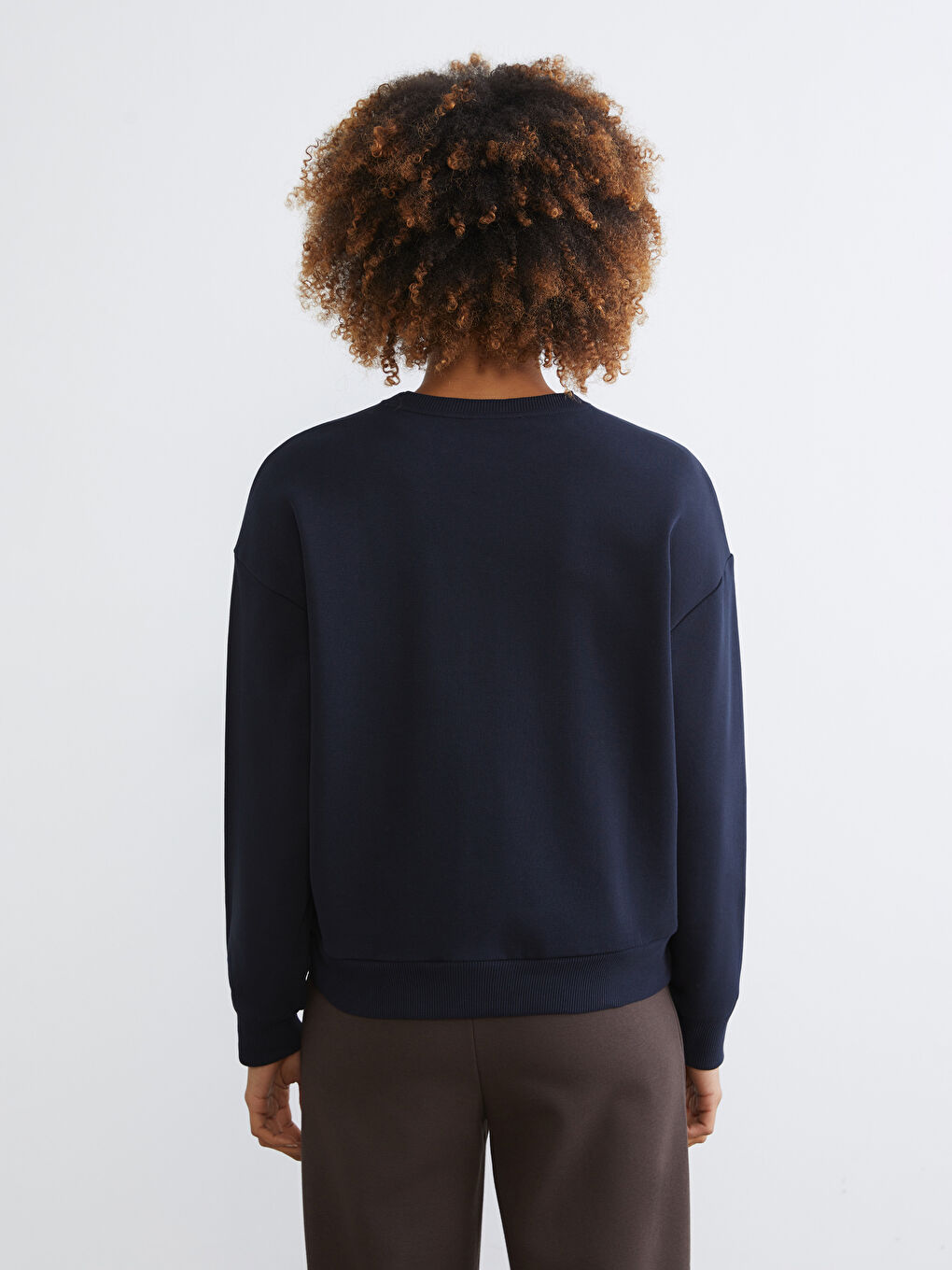 Әйелдер көк Свитшот-3