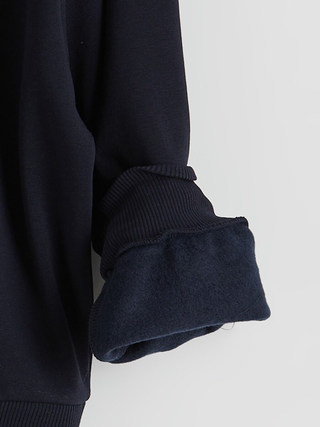 Lacivert Los Angeles Baskılı Kadın Kalın Sweatshirt-5