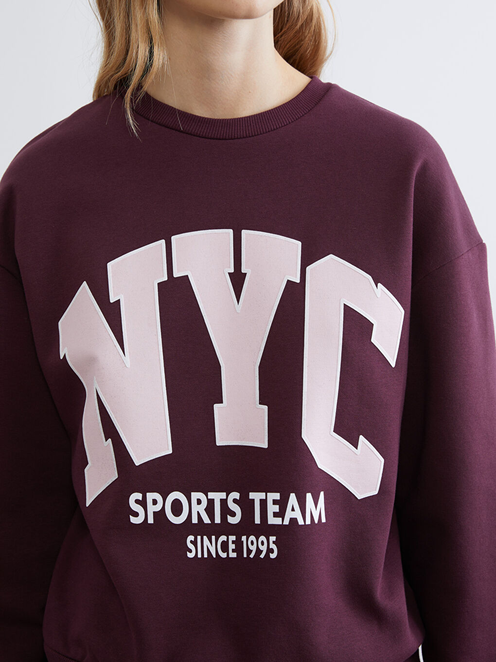 Woman BORDEAUX Sweatshirt-2