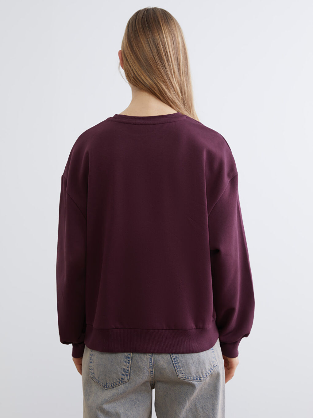Woman BORDEAUX Sweatshirt-3