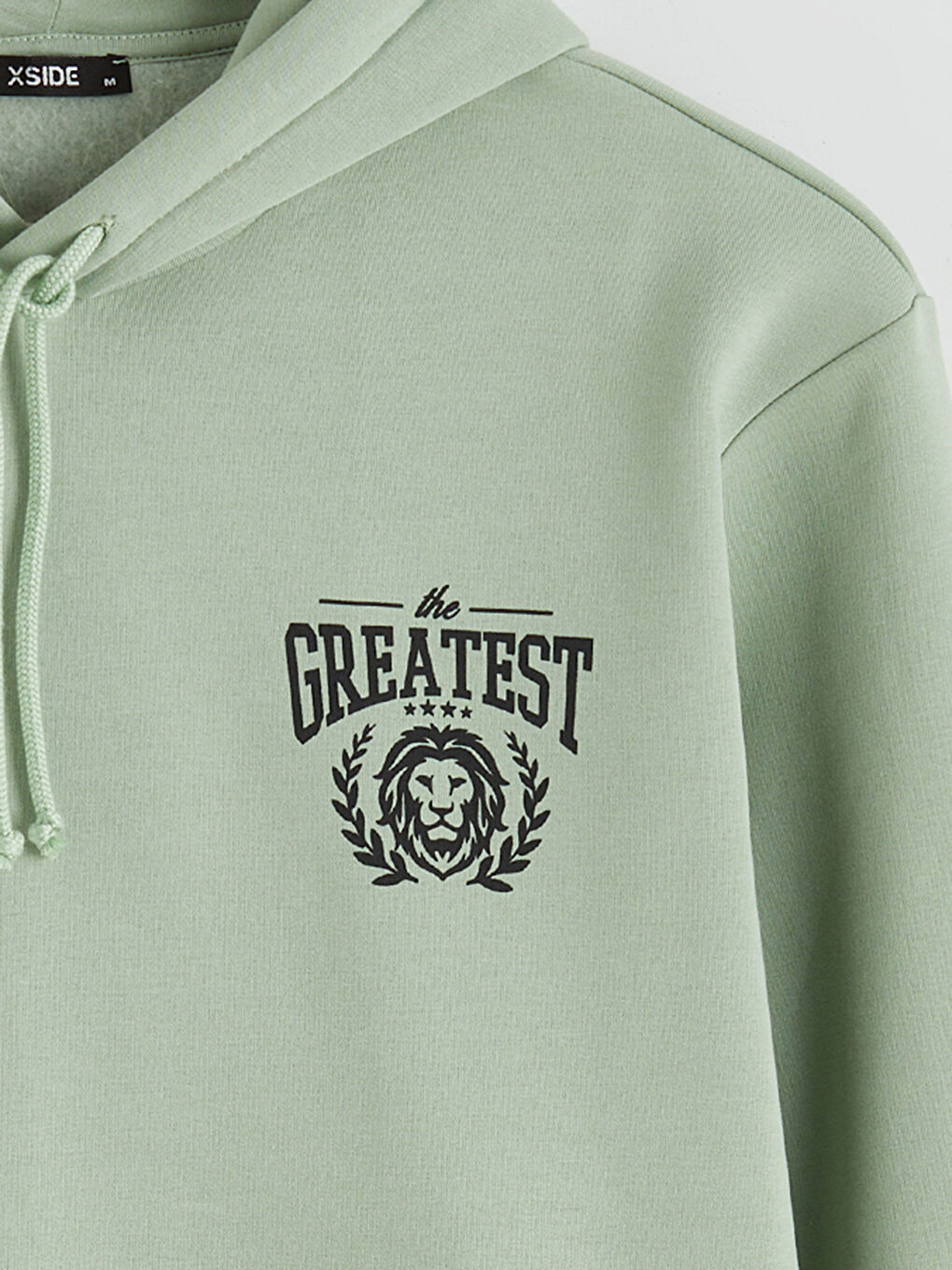 Sweatshirt à capuche VERT Homme-1