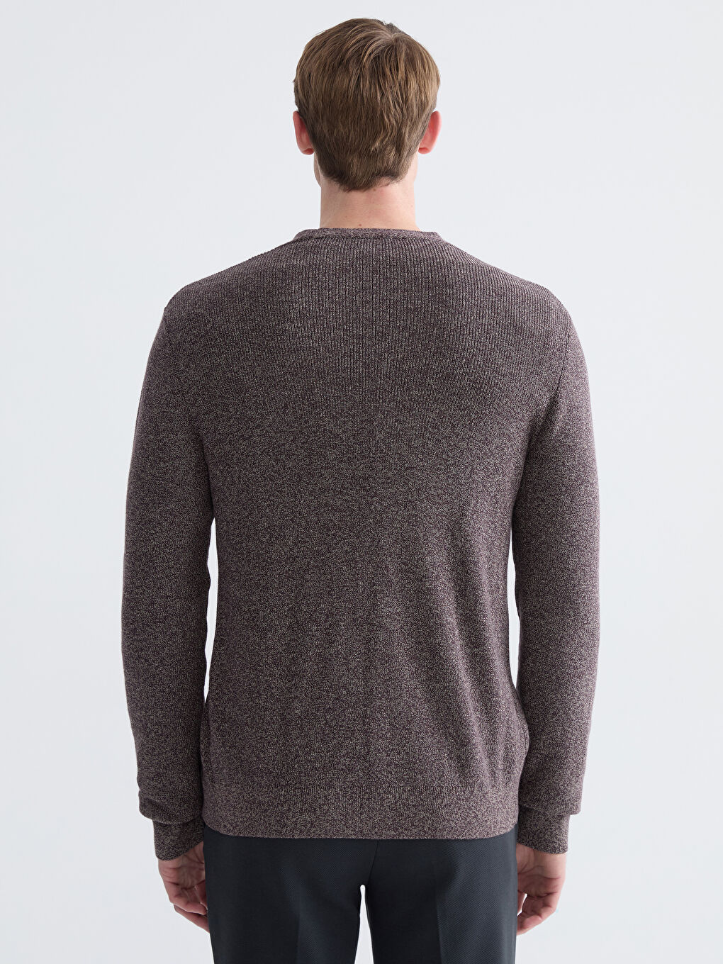 Standard Fit V Neck Men's Knitwear Cardigan-3