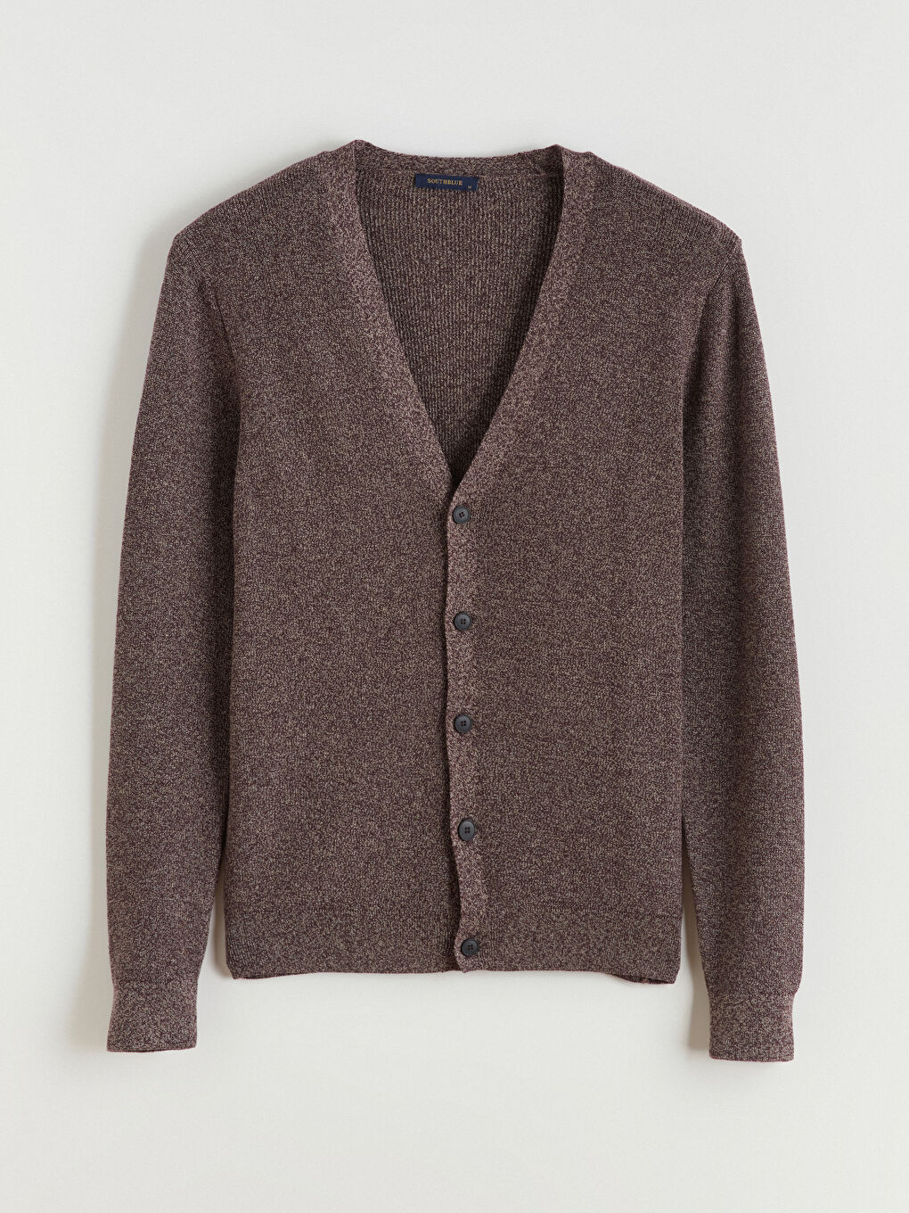 Standard Fit V Neck Men's Knitwear Cardigan-4