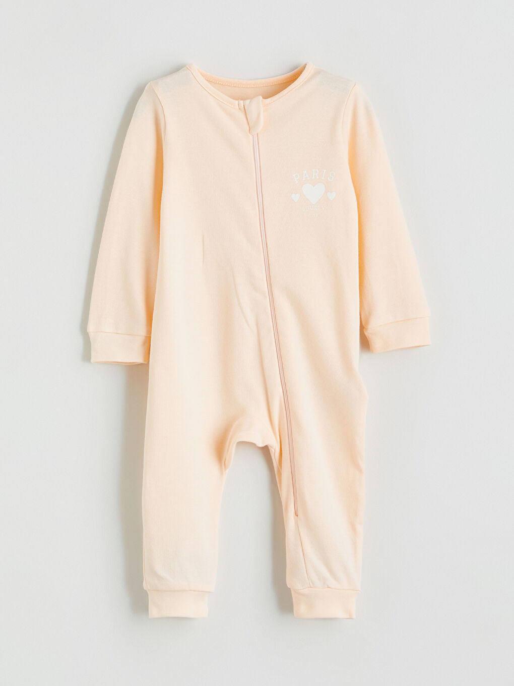 Pembe Bisiklet Yaka Kız Bebek Tulum-2