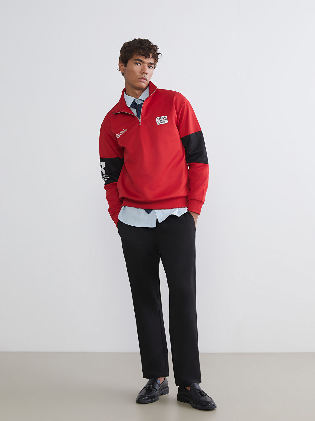 Standard Fit Twill Men's Trousers