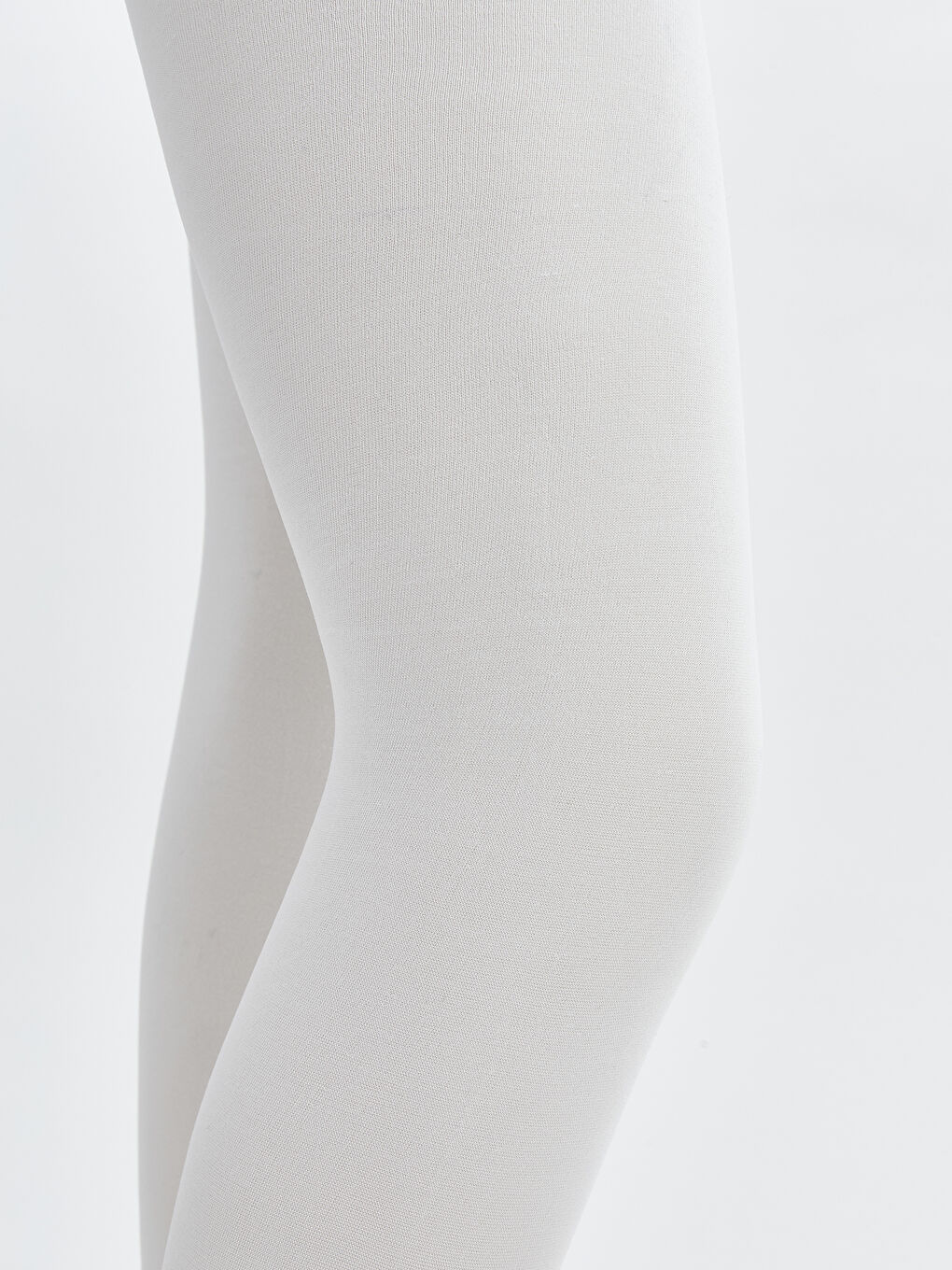 Beyaz Basic Kız Çocuk İnce Külotlu Çorap 3'lü-1