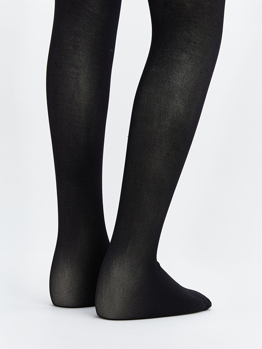 Beyaz Basic Kız Çocuk İnce Külotlu Çorap 3'lü-4