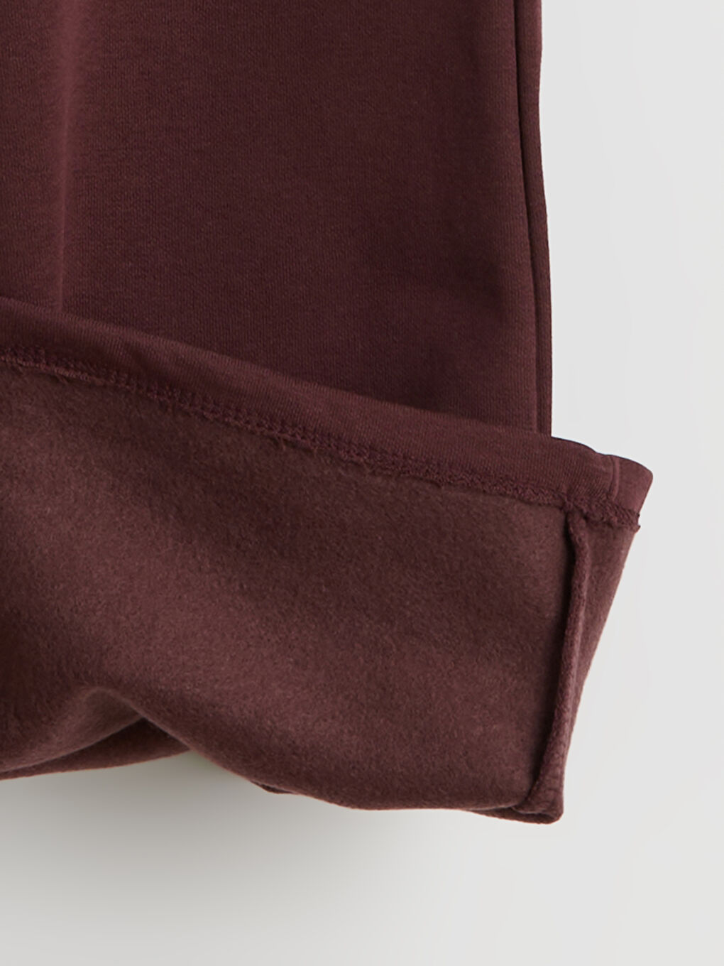 Bordo Polo Yaka New York Baskılı Kız Çocuk Sweatshirt ve Eşofman Alt-7