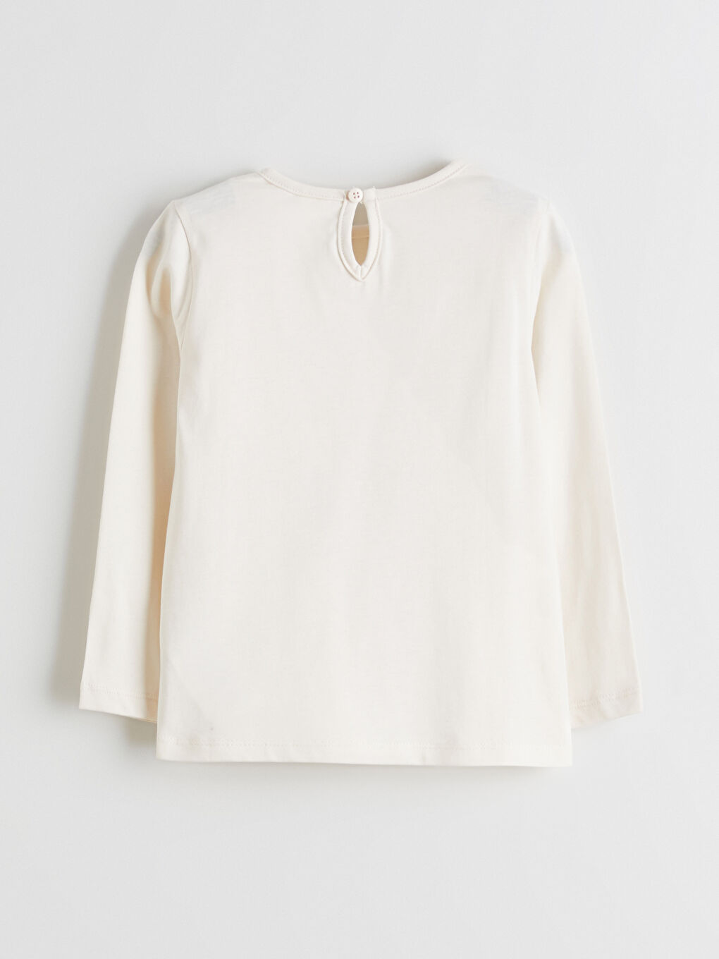 Bej Kiraz Baskılı Kız Çocuk Tişört ve Tayt-3