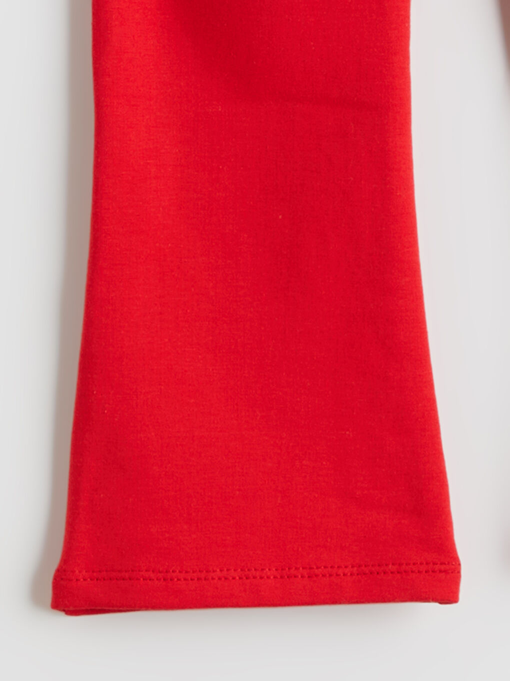 Bej Kiraz Baskılı Kız Çocuk Tişört ve Tayt-5