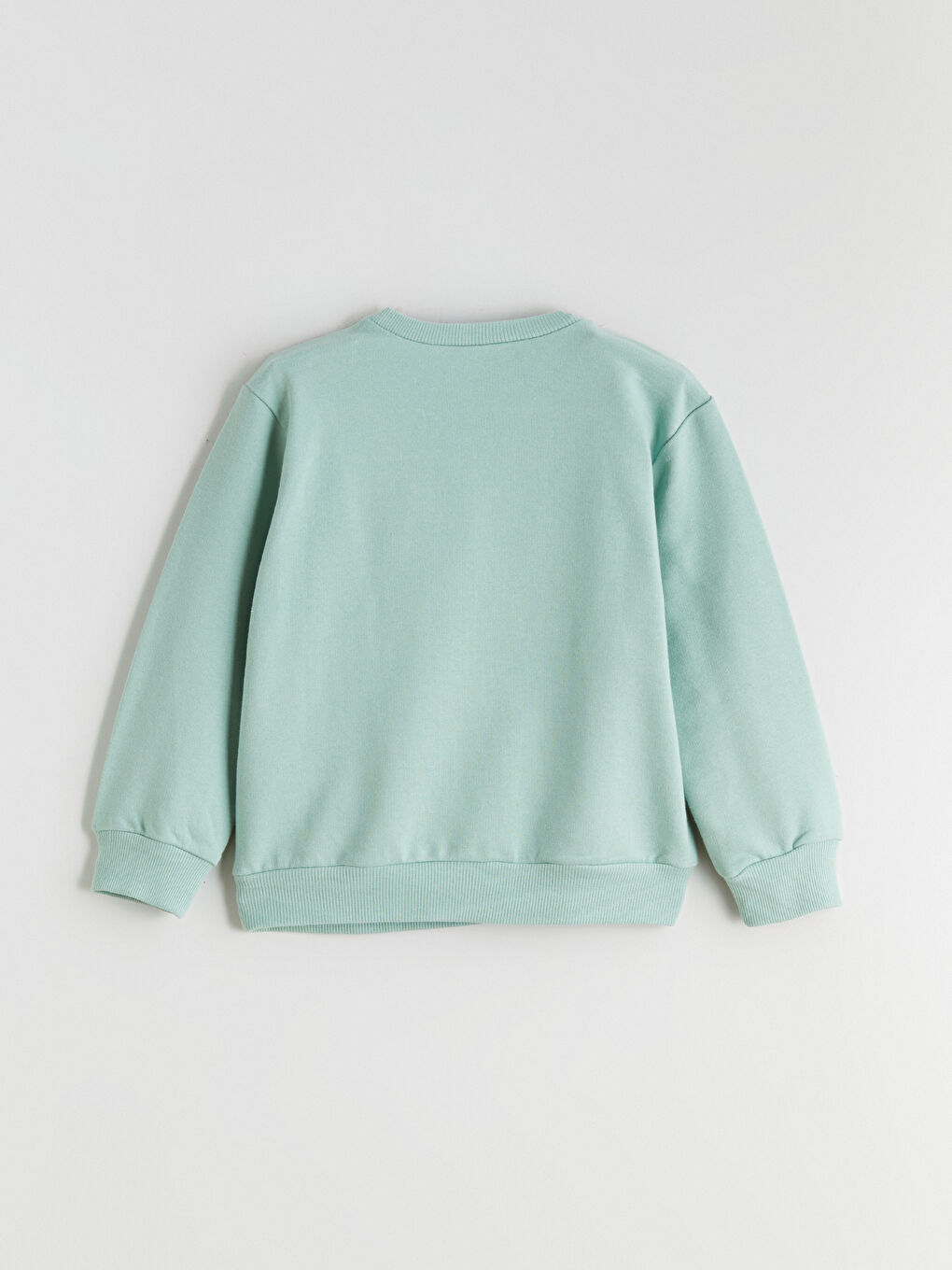 Bej Bisiklet Yaka Baskılı Kız Çocuk Sweatshirt 2'li-10