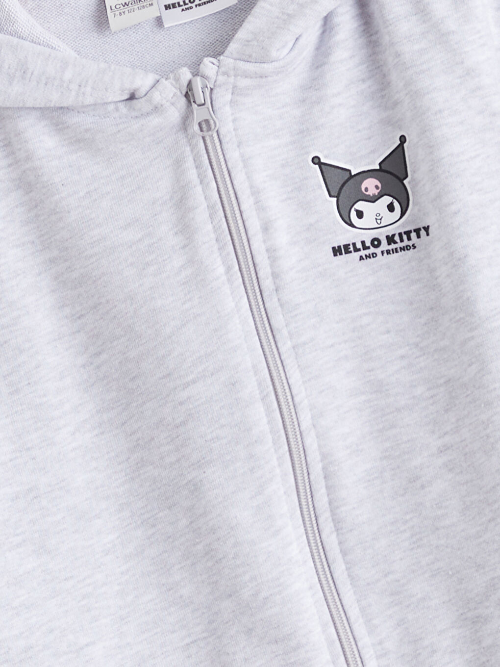 Girl GREY Zip-Up Sweatshirt-2