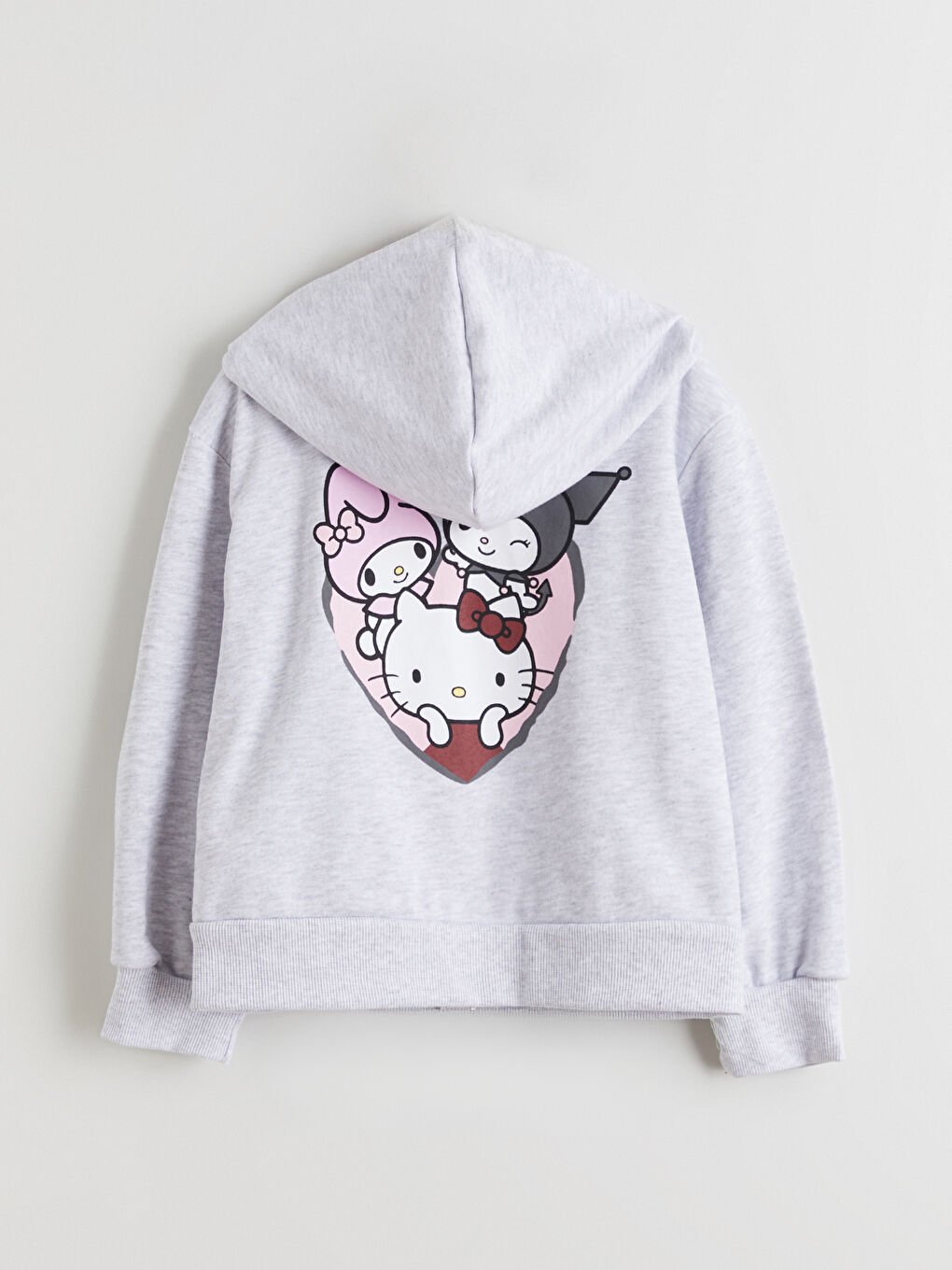 Girl GREY Zip-Up Sweatshirt-3