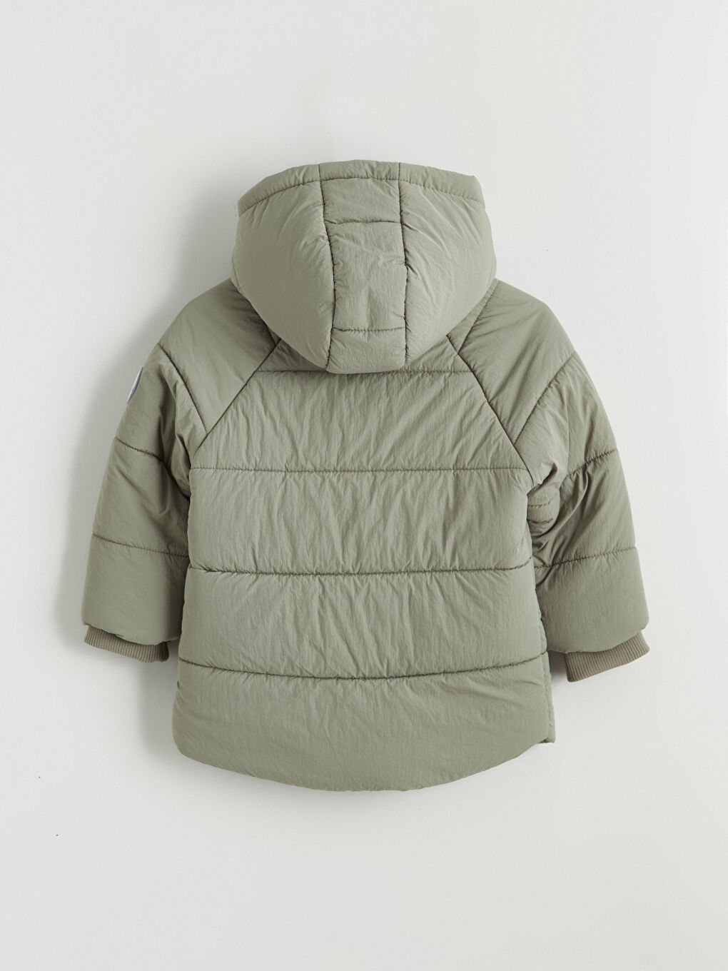 Hooded Basic Boy Puffer-3