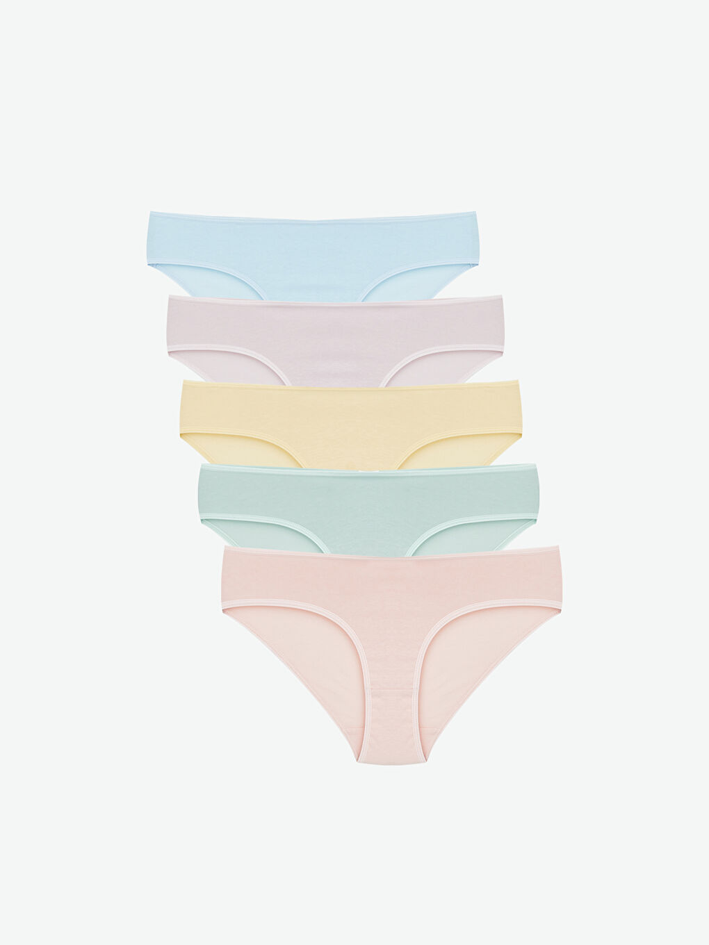 Основни гащички за момичета, 5 броя в опаковка