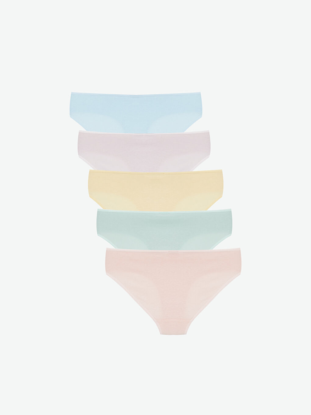 Основни гащички за момичета, 5 броя в опаковка-1
