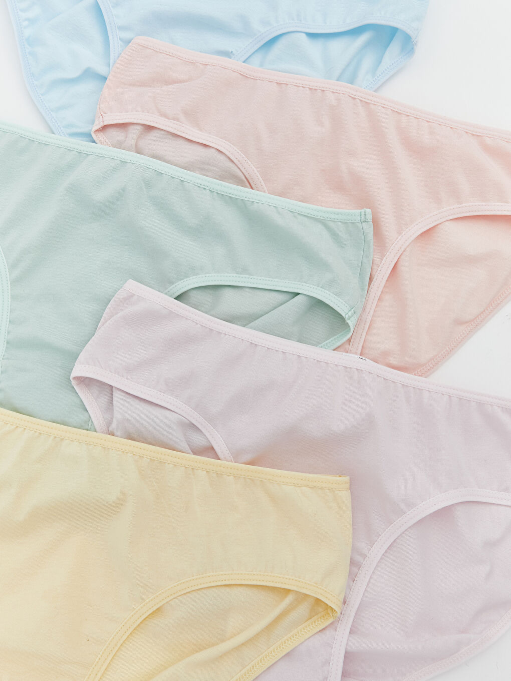 Основни гащички за момичета, 5 броя в опаковка-2