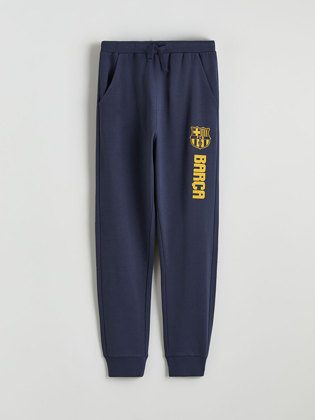 Hooded Barcelona Printed Boys' Tracksuit Set-2