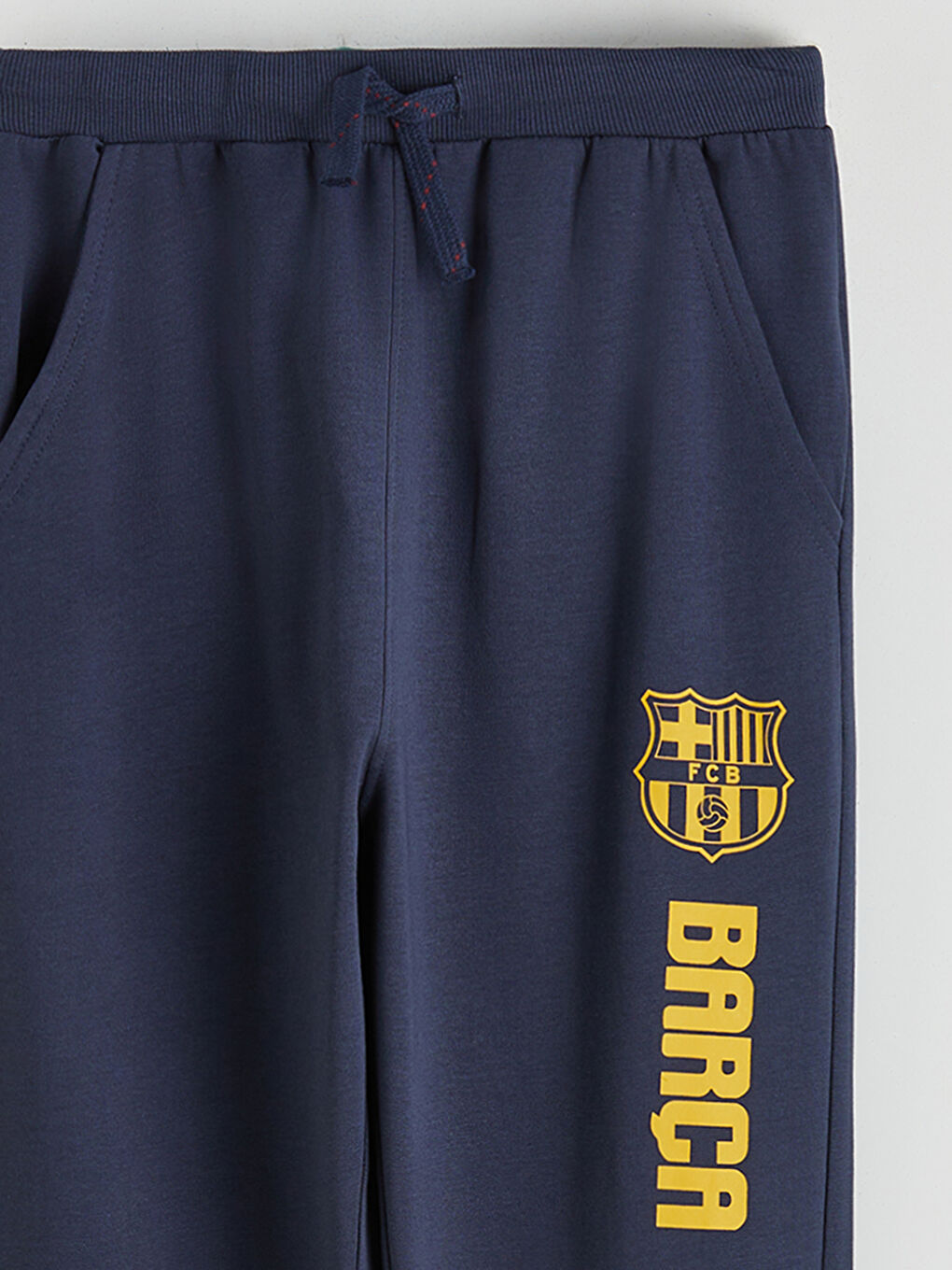 Hooded Barcelona Printed Boys' Tracksuit Set-6