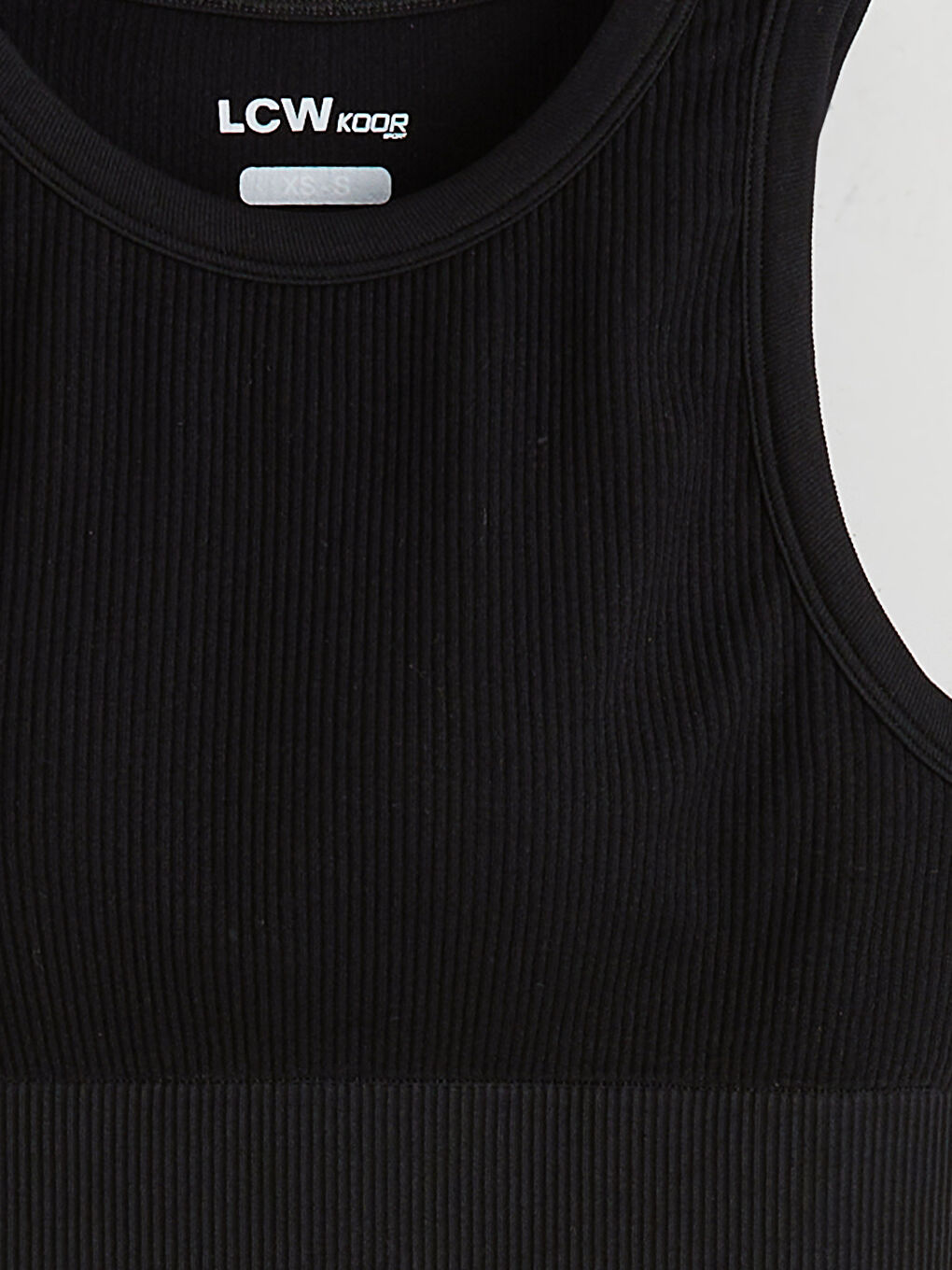 Crew Neck Crop Women's Athletic Tank Top-6